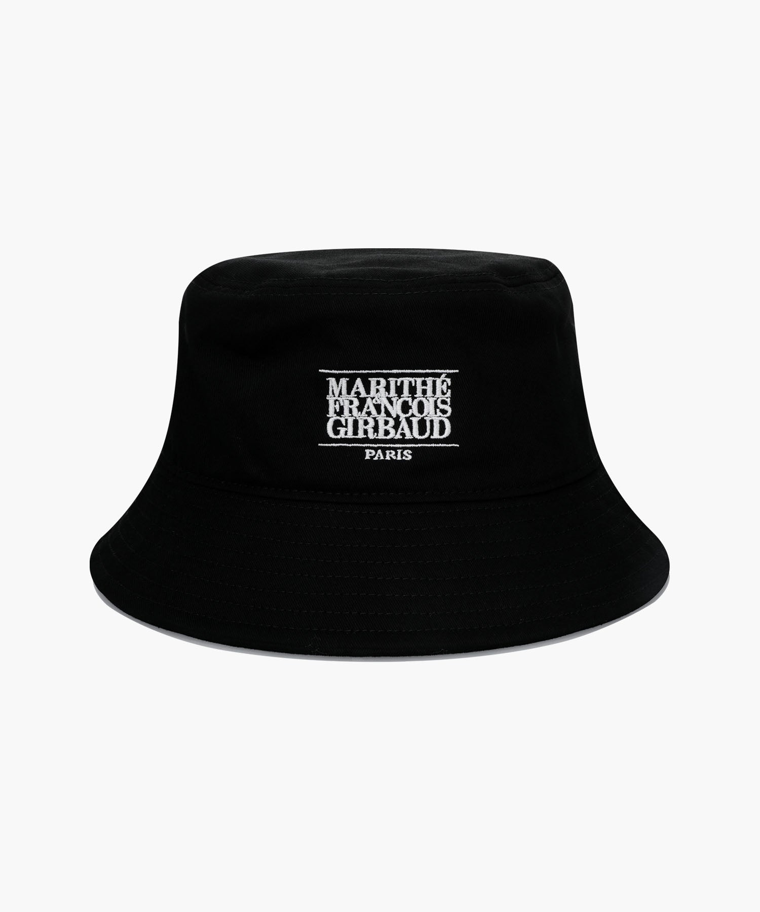 Marithe & Francois Girbaud - Classic Logo Bucket Hat (Black) product image 1 | TRAB K-Fashion Australia