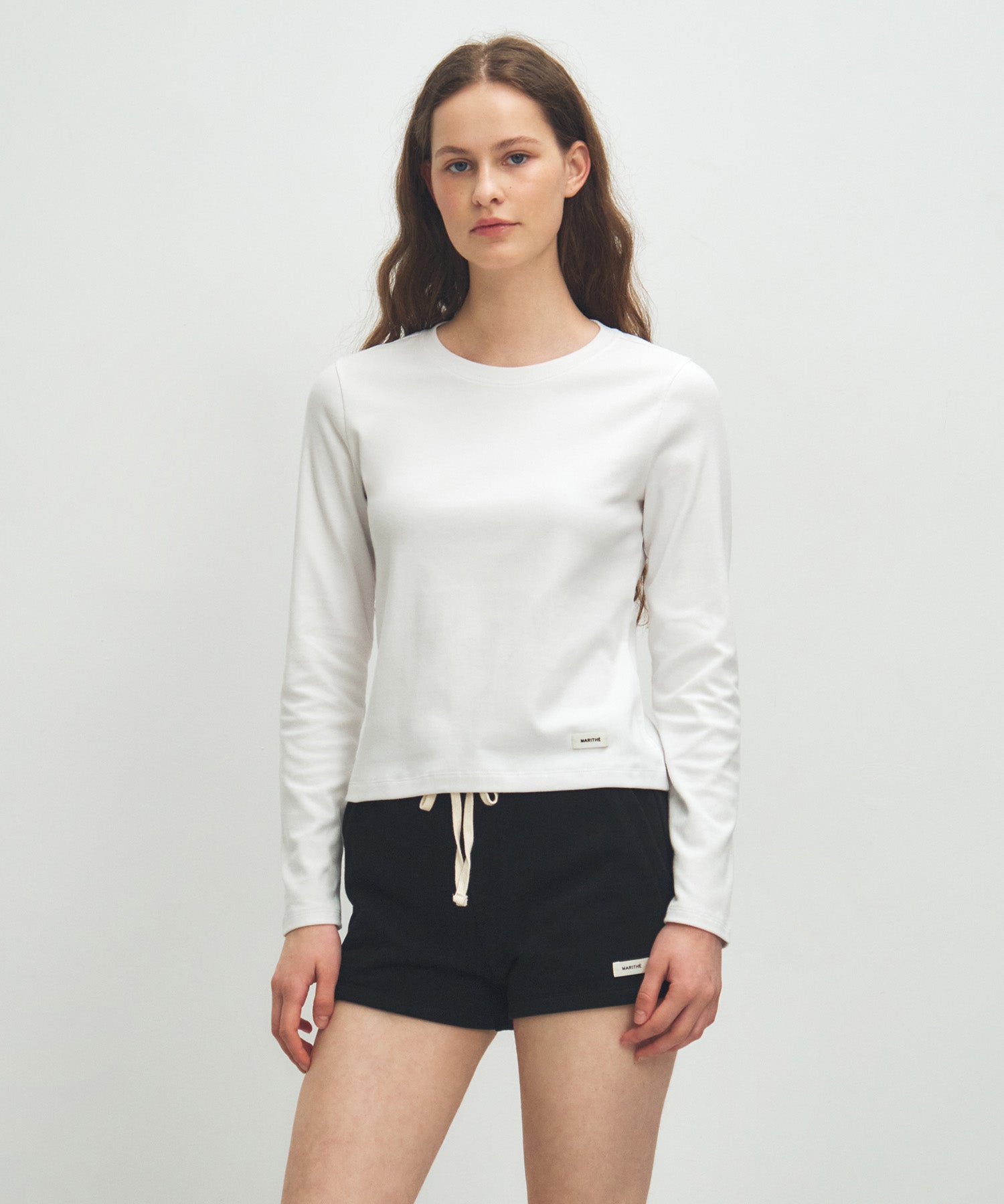 Marithe & Francois Girbaud - Basic Long Sleeve (White) product image 1 | TRAB K-Fashion Australia