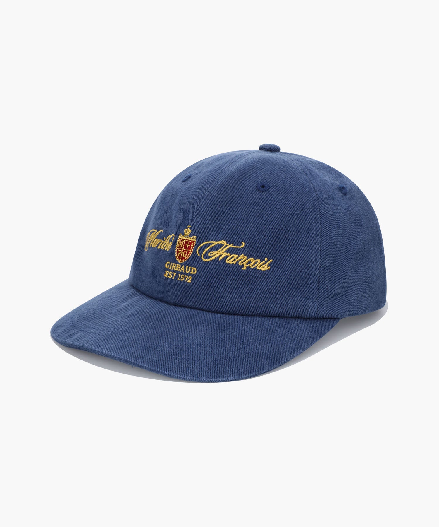 Marithe & Francois Girbaud - Lettering Graphic Flat Brim Cap (Navy) product image 1 | TRAB K-Fashion Australia