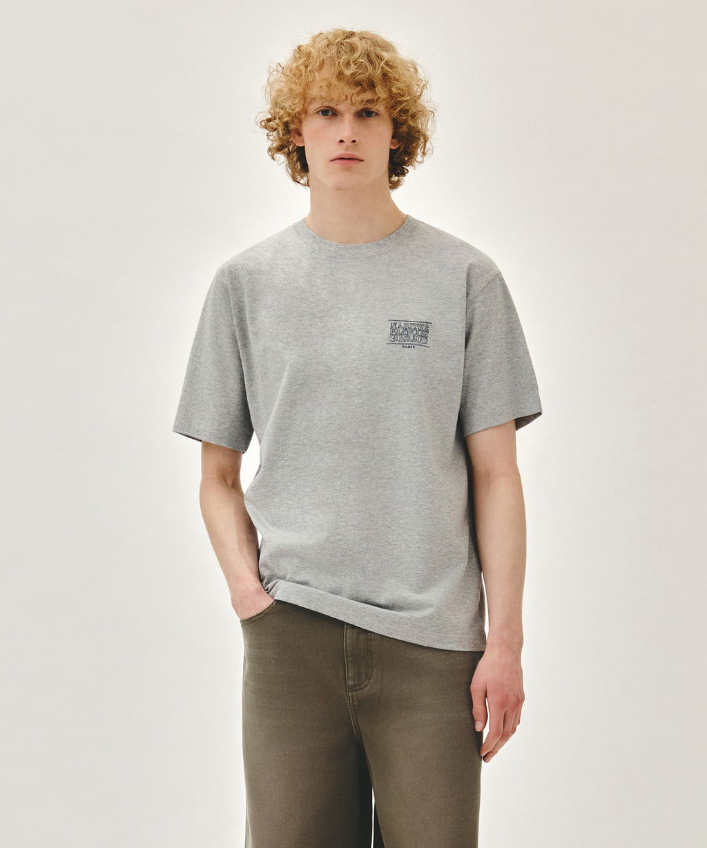 Marithe & Francois Girbaud - Doodle Bear Tee (Heather Gray) product image 1 | TRAB K-Fashion Australia