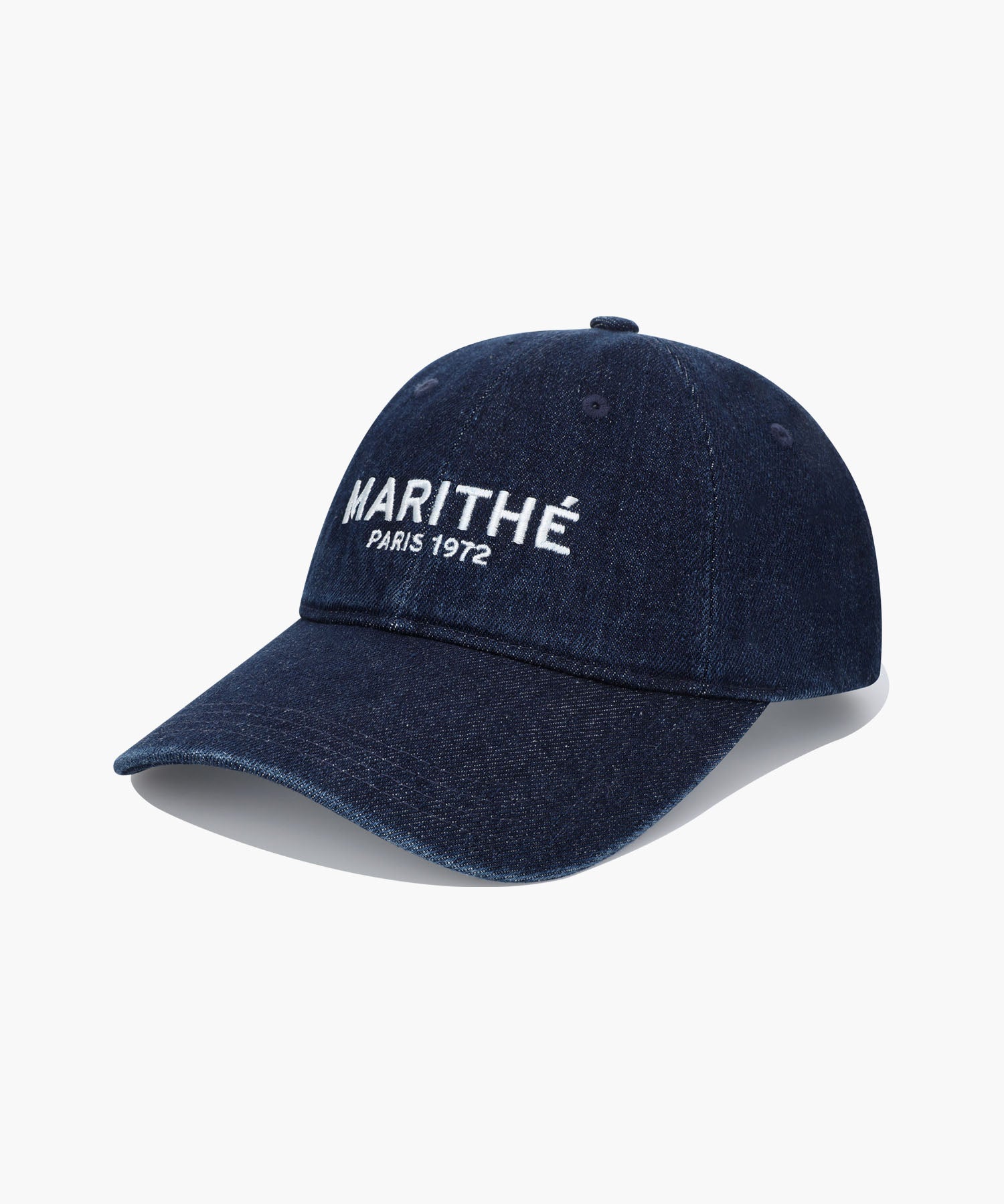 Marithe & Francois Girbaud - Denim Washing Regular Logo Ball Cap (Indigo) product image 1 | TRAB K-Fashion Australia