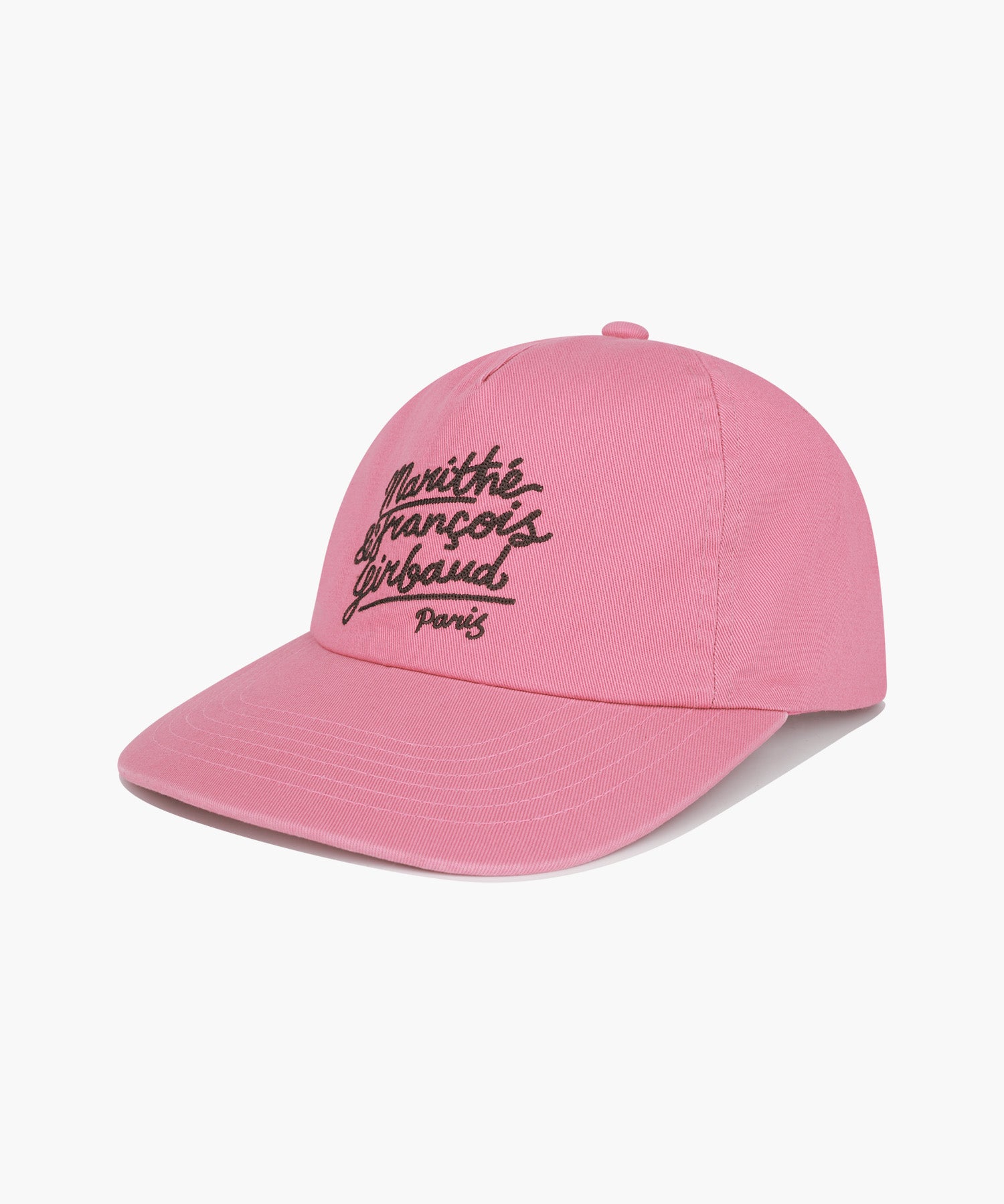 Marithe & Francois Girbaud - Drawing Logo 5panel Cap (Pink) product image 1 | TRAB K-Fashion Australia