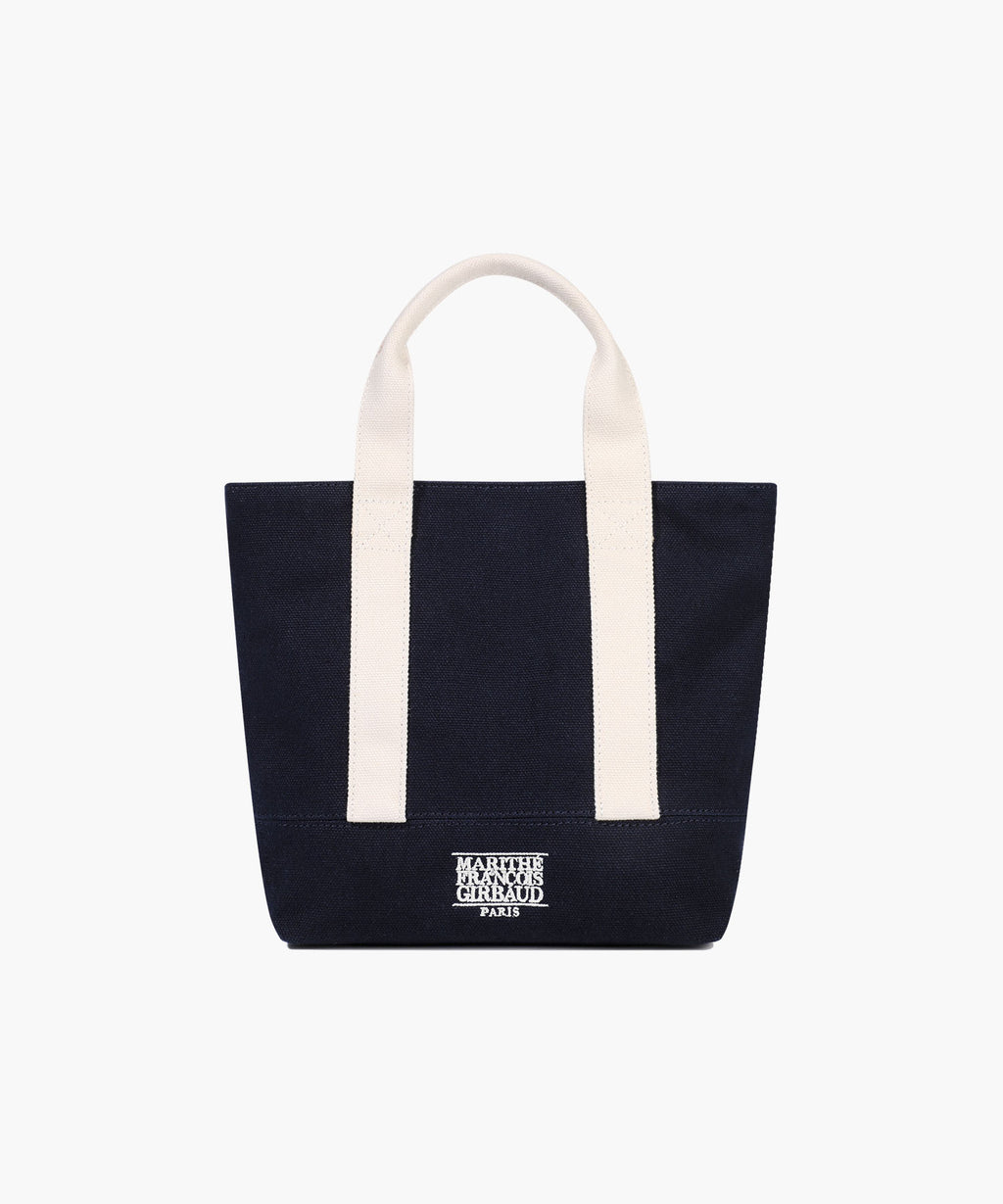 Marithe & Francois Girbaud - Classic Logo Canvas Tote Bag (Navy) product image 1 | TRAB K-Fashion Australia