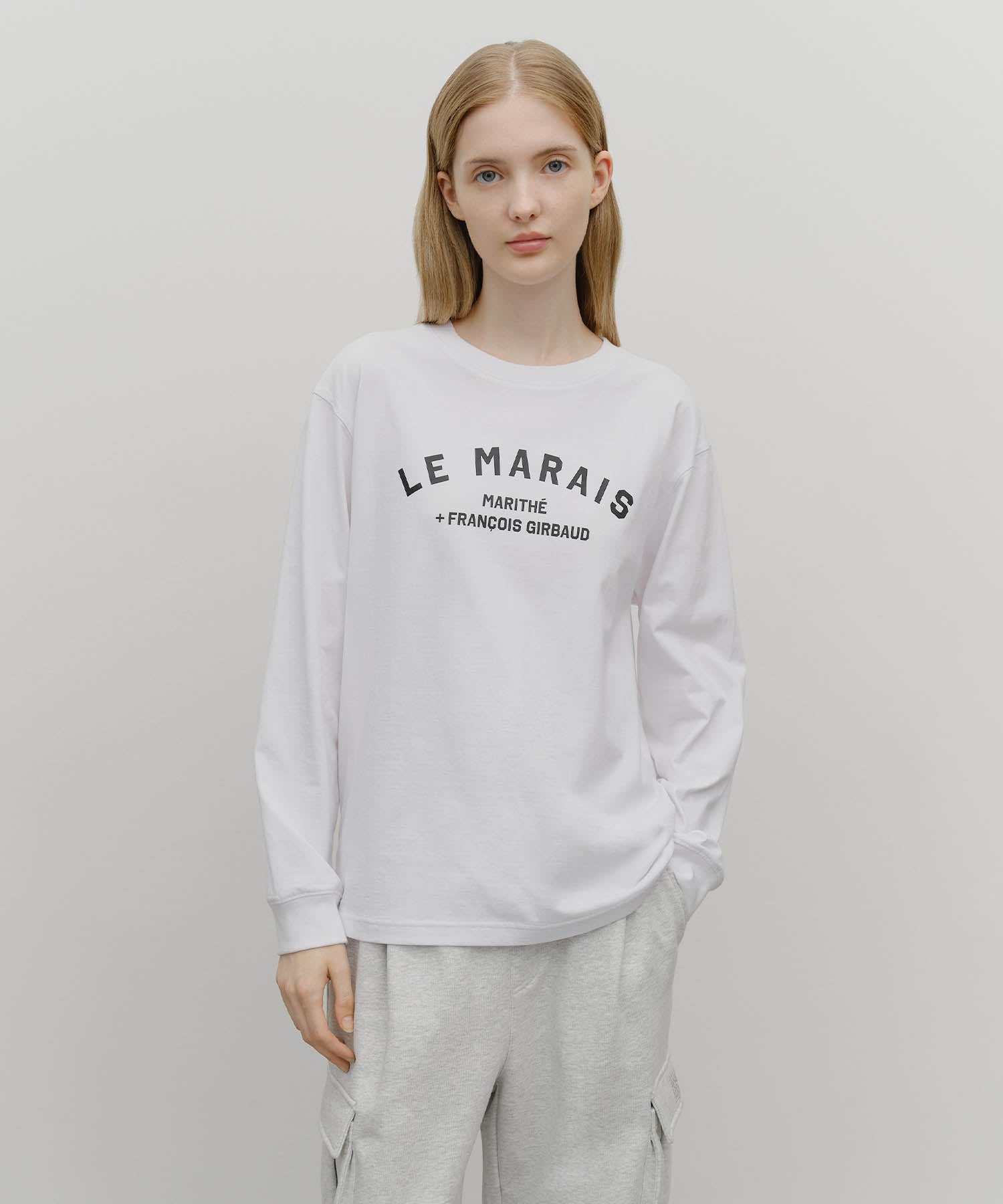 Marithe & Francois Girbaud - Le Marais Long Sleeve (White) product image 1 | TRAB K-Fashion Australia