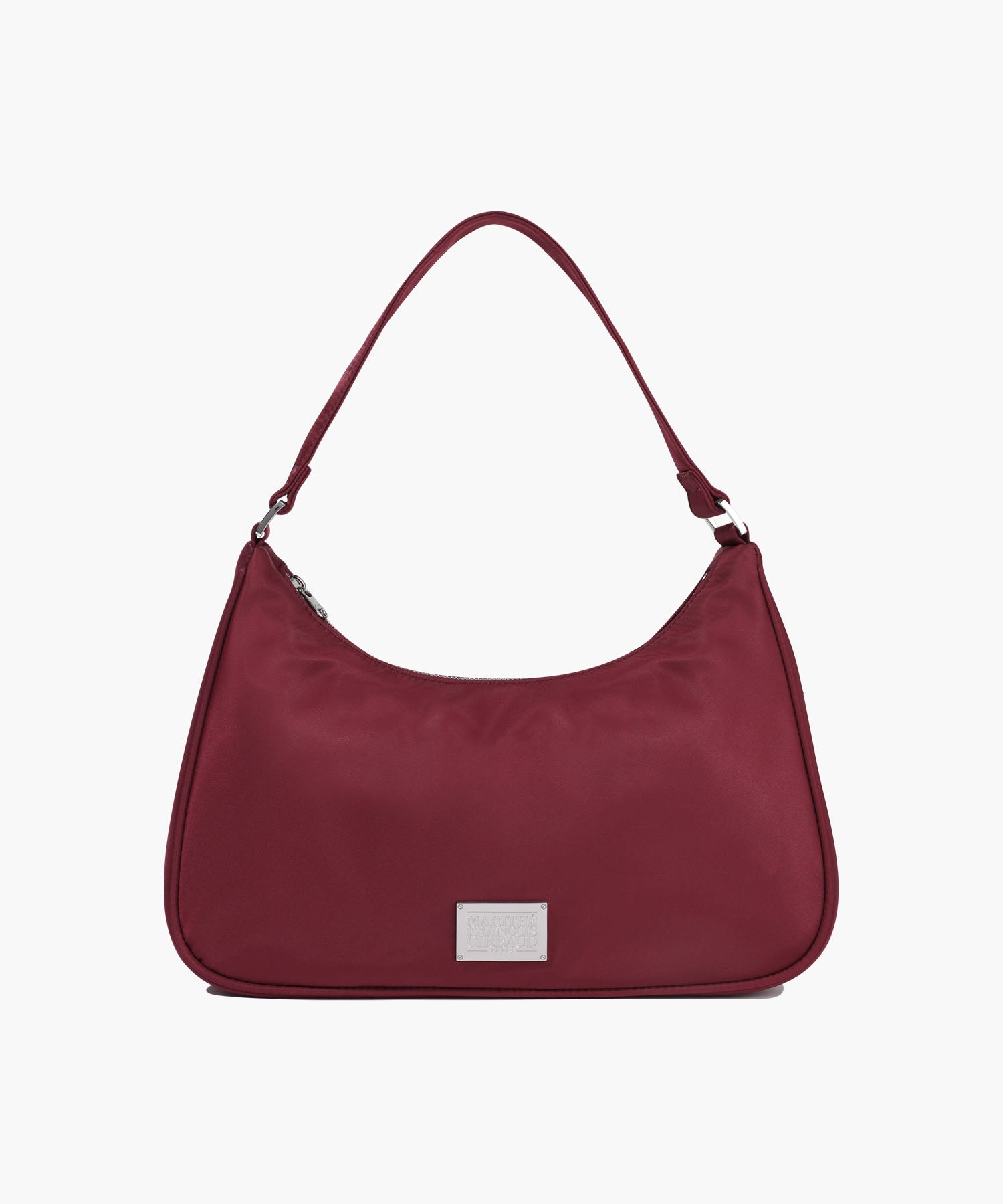 Marithe & Francois Girbaud - Classic Logo Hobo Bag (Burgundy) product image 1 | TRAB K-Fashion Australia