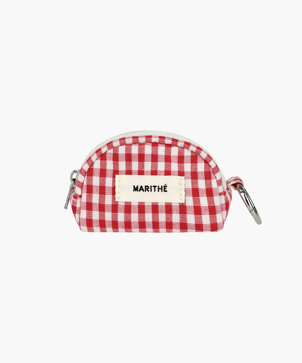 Marithe & Francois Girbaud - Regular Logo Mini Keyring Pouch (Red) product image 1 | TRAB K-Fashion Australia