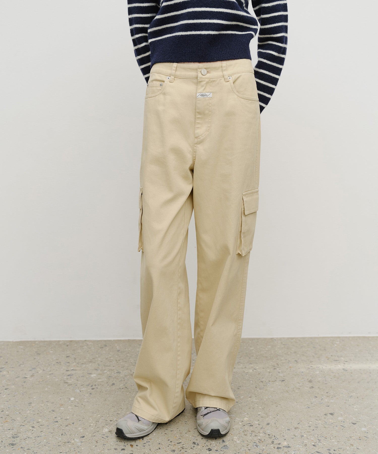 Marithe & Francois Girbaud - Cargo Pants (Beige) product image 1 | TRAB K-Fashion Australia