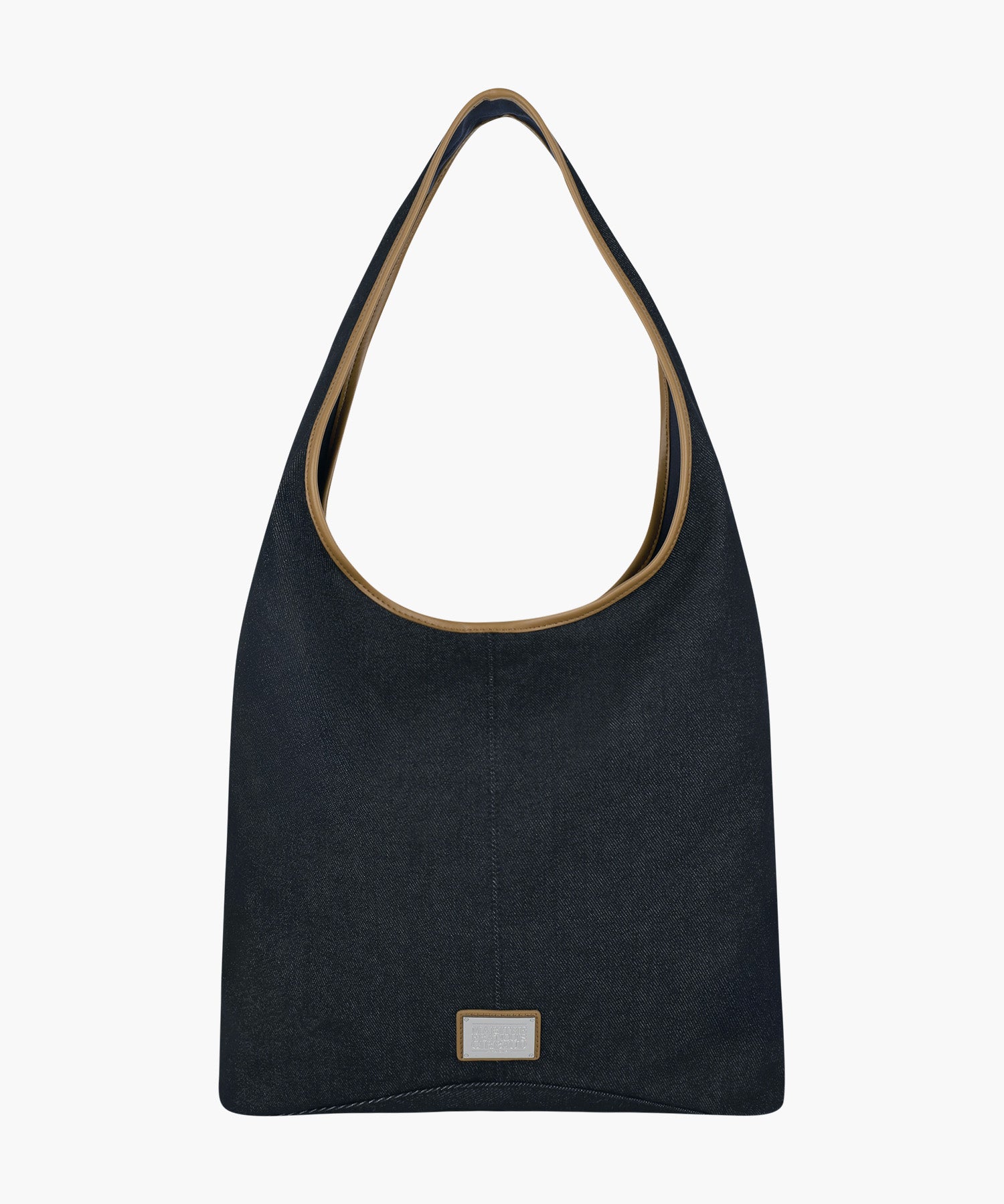 Marithe & Francois Girbaud - Classic Logo One Shoulder Bucket Bag (Dark Blue) product image 1 | TRAB K-Fashion Australia