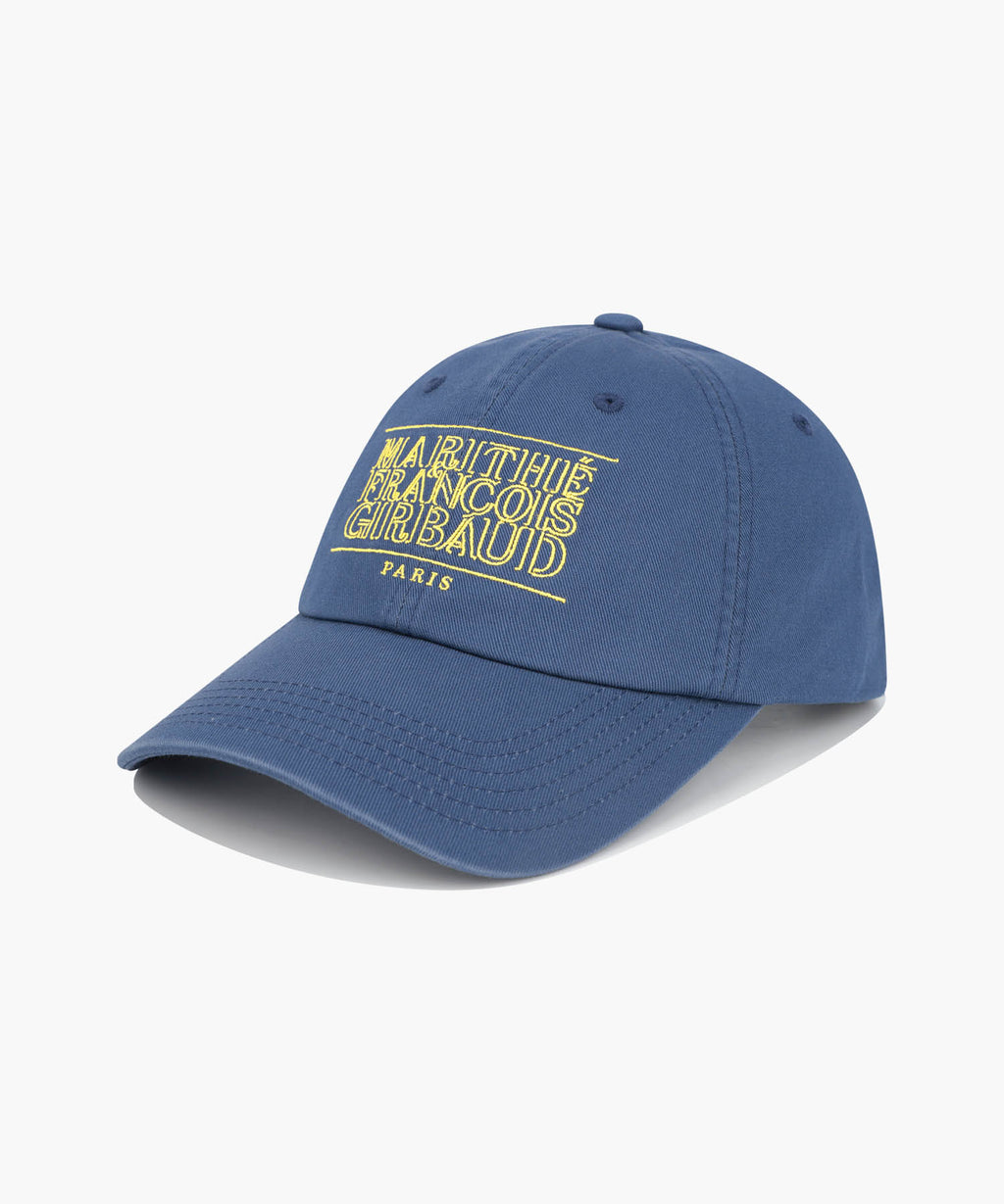 Marithe & Francois Girbaud - Outline Classic Logo Cap (Vintage Blue) product image 1 | TRAB K-Fashion Australia
