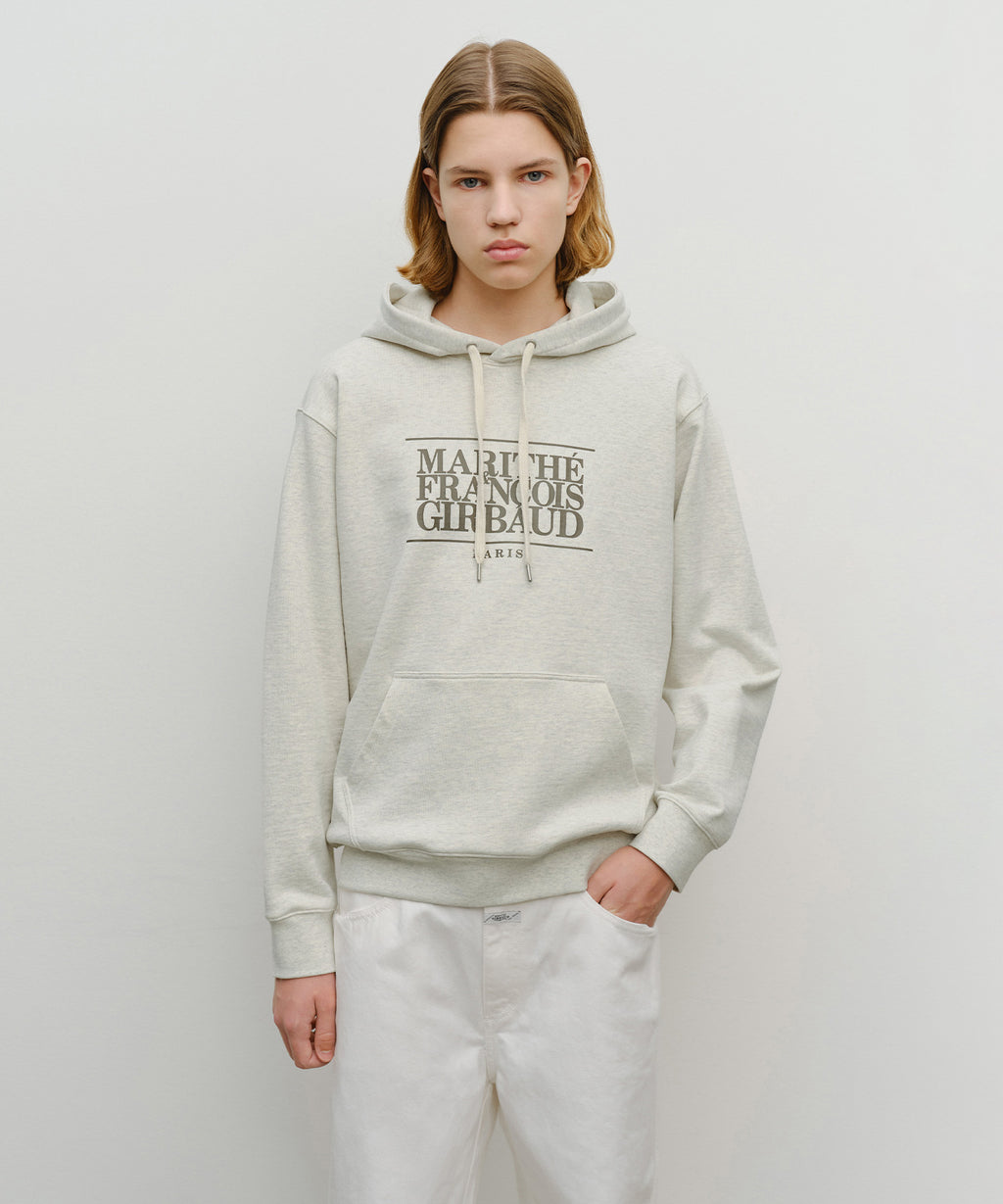 Marithe & Francois Girbaud - Classic Logo Hoodie (Oatmeal) product image 1 | TRAB K-Fashion Australia