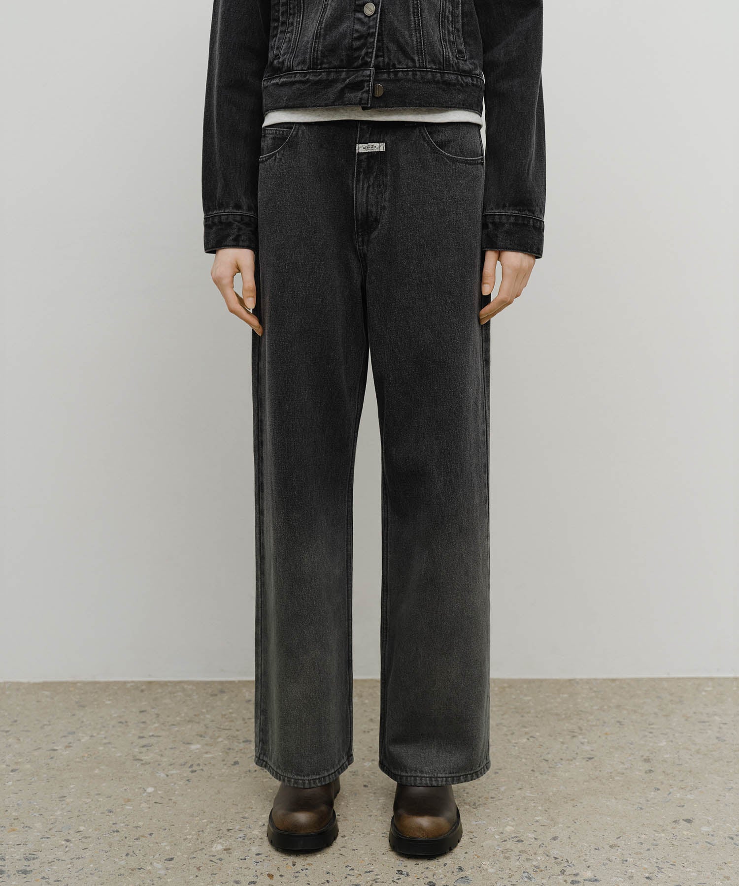 Marithe & Francois Girbaud - Gradation Denim Pants (Black) product image 1 | TRAB K-Fashion Australia