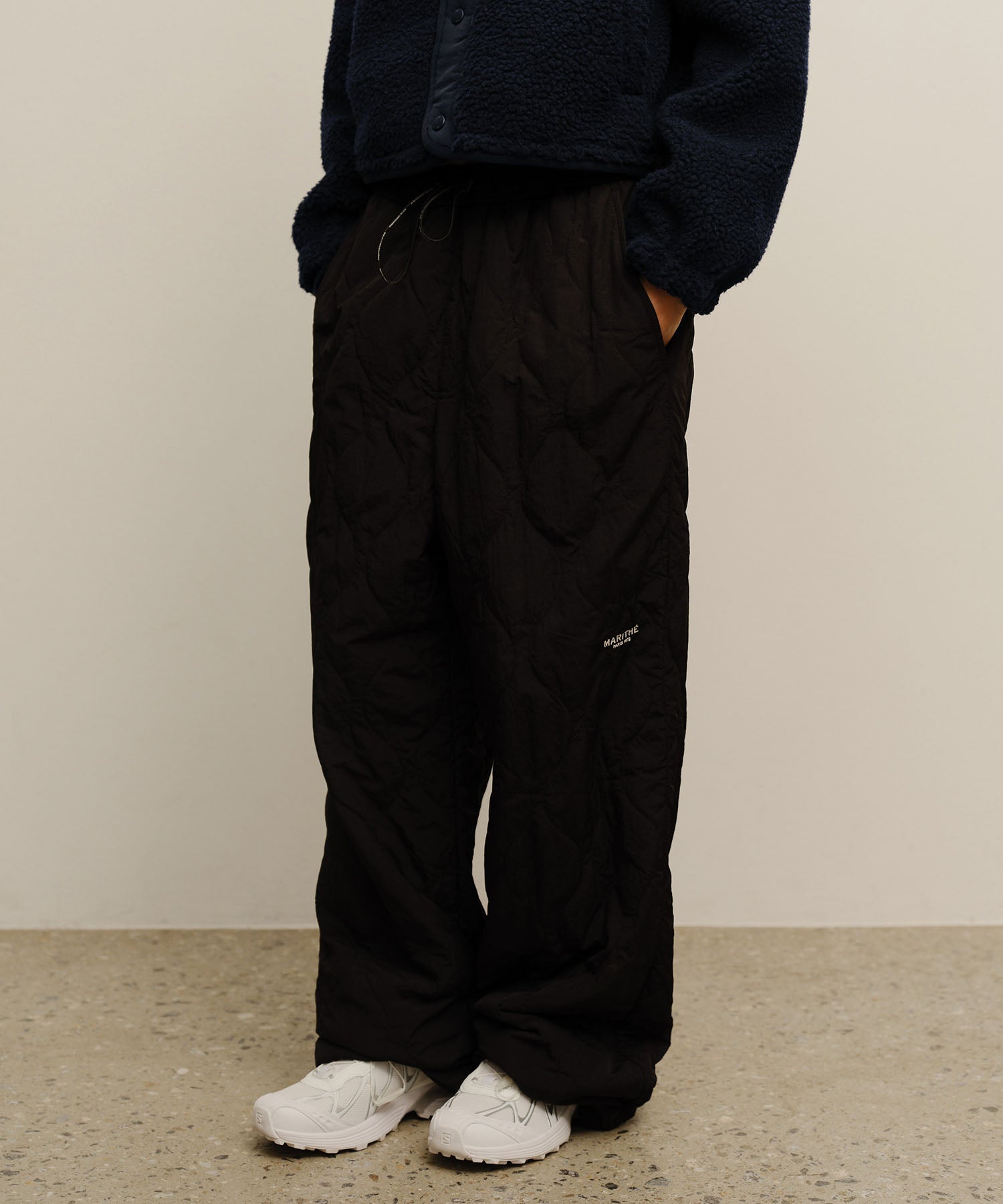 Marithe & Francois Girbaud - Marithe Sport Quilted Pants (Black) product image 1 | TRAB K-Fashion Australia