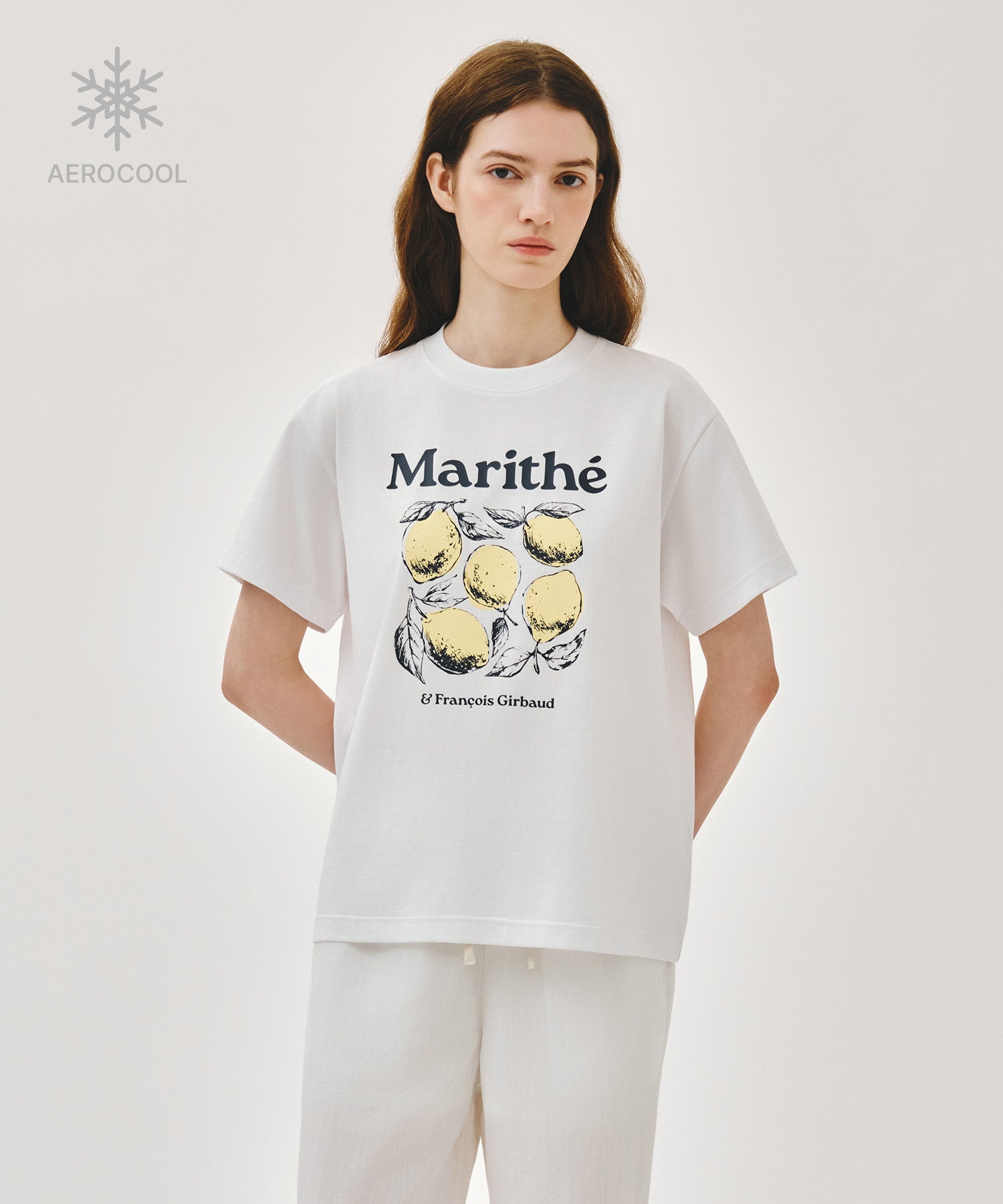 Marithe & Francois Girbaud - Aerocool Lemon Graphic Tee (White) product image 5 | TRAB K-Fashion Australia