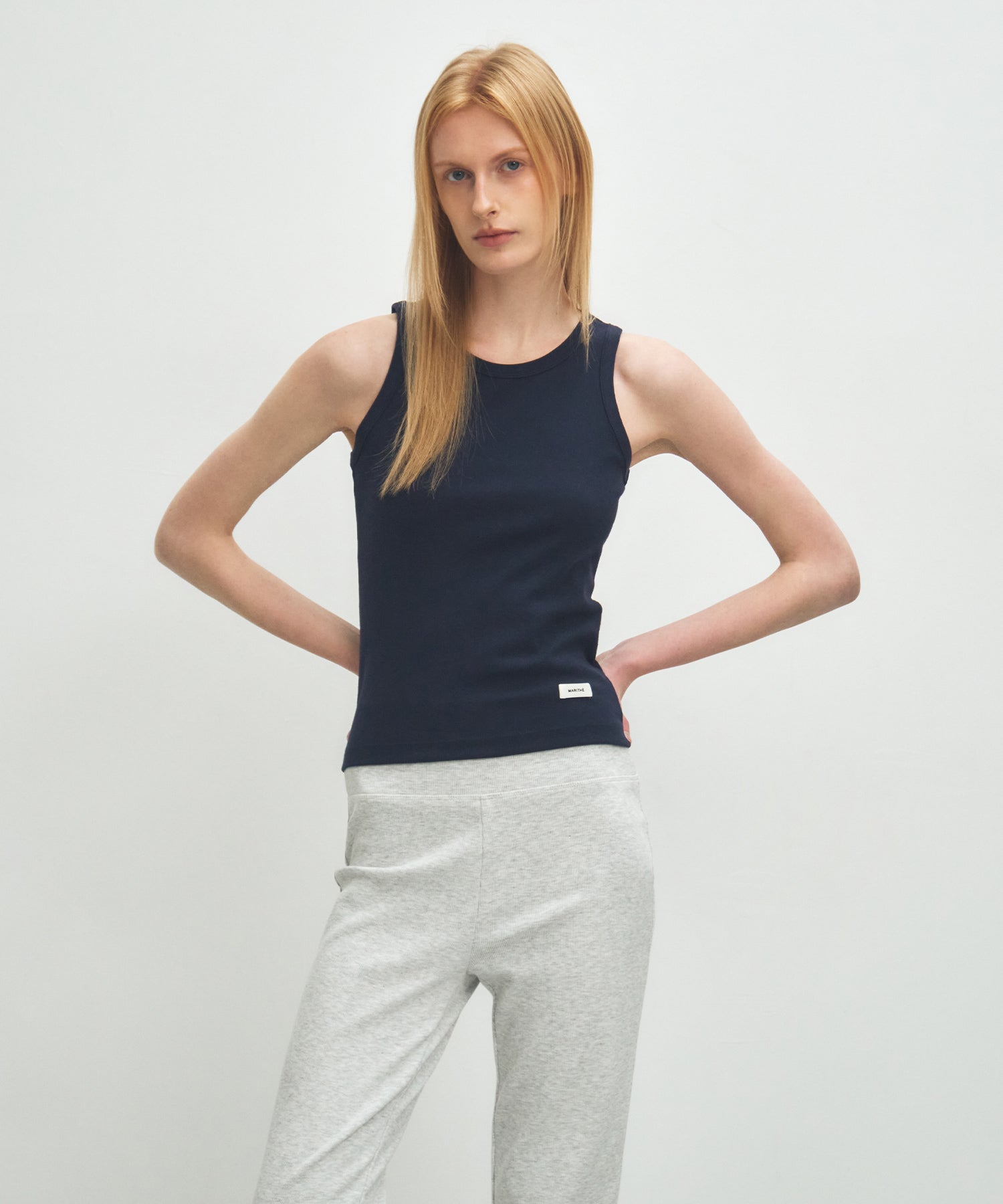 Marithe & Francois Girbaud - Basic Sleeveless (Navy) product image 1 | TRAB K-Fashion Australia
