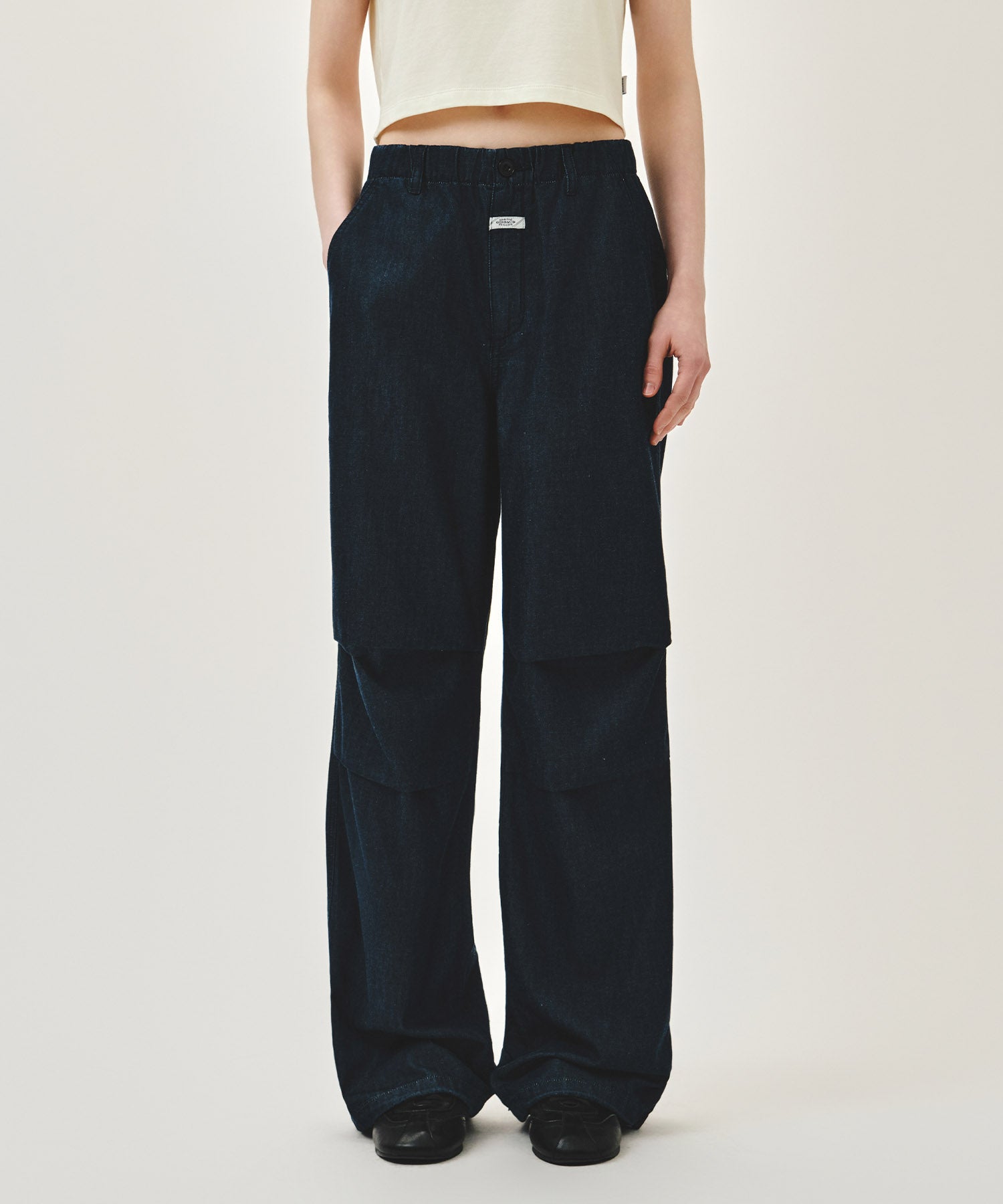 Marithe & Francois Girbaud - Summer Wide Fit Denim Pants (Indigo) product image 1 | TRAB K-Fashion Australia
