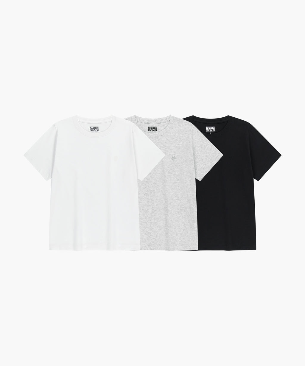 Marithe & Francois Girbaud - 3pack Circle Logo Tee (Mix) product image 1 | TRAB K-Fashion Australia