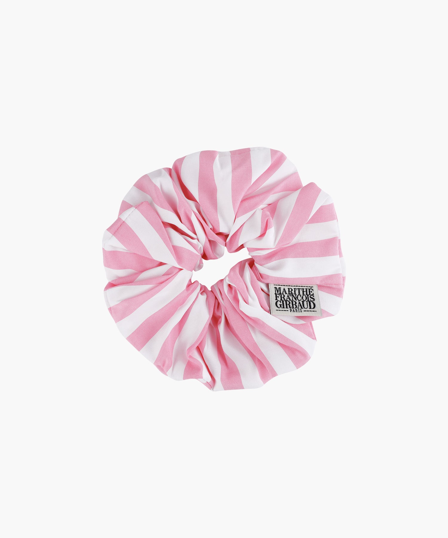 Marithe & Francois Girbaud - Classic Logo Stripe Hair Scrunchie (Pink) product image 1 | TRAB K-Fashion Australia