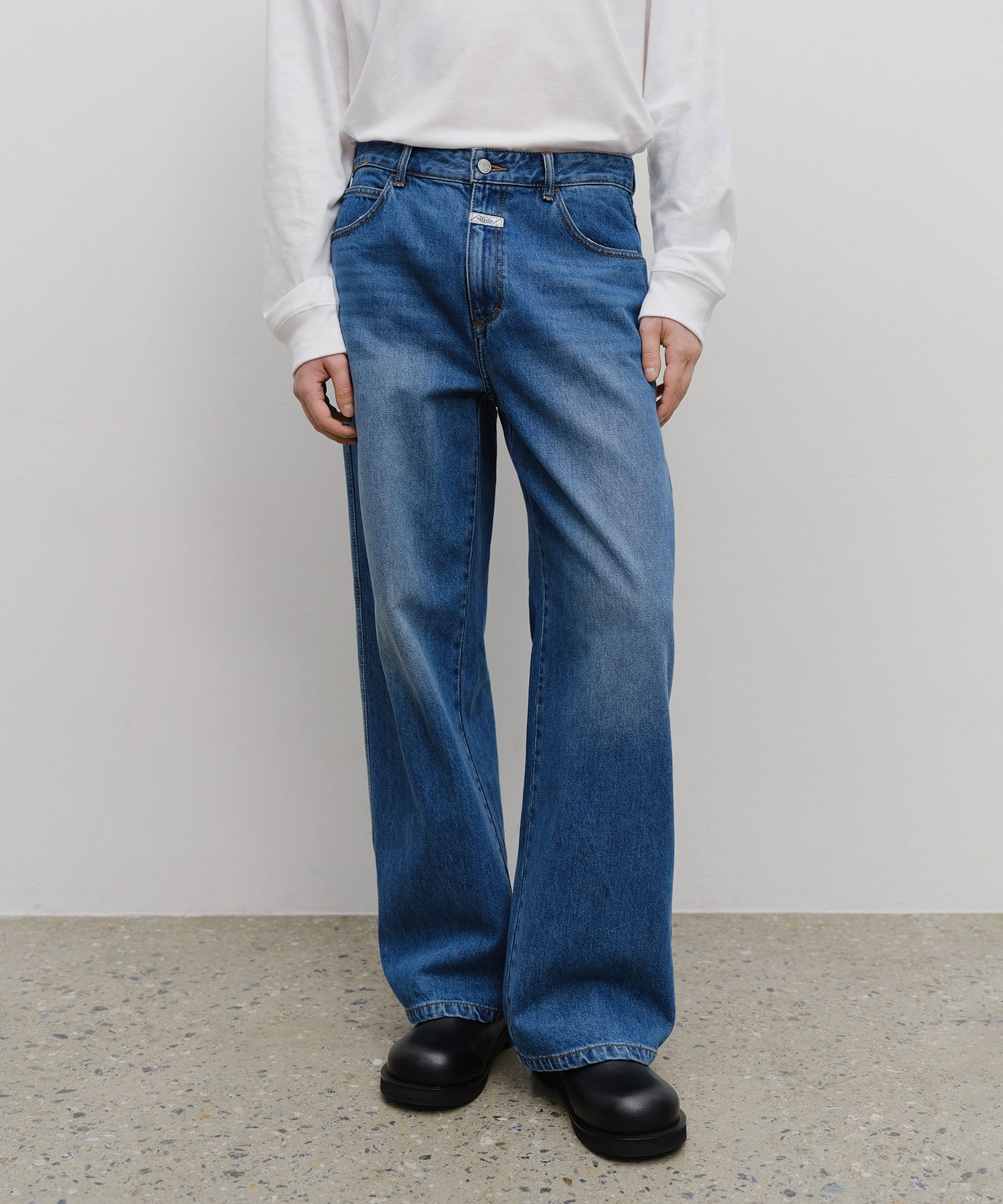 Marithe & Francois Girbaud - High Straight Denim Pants (Blue) product image 1 | TRAB K-Fashion Australia