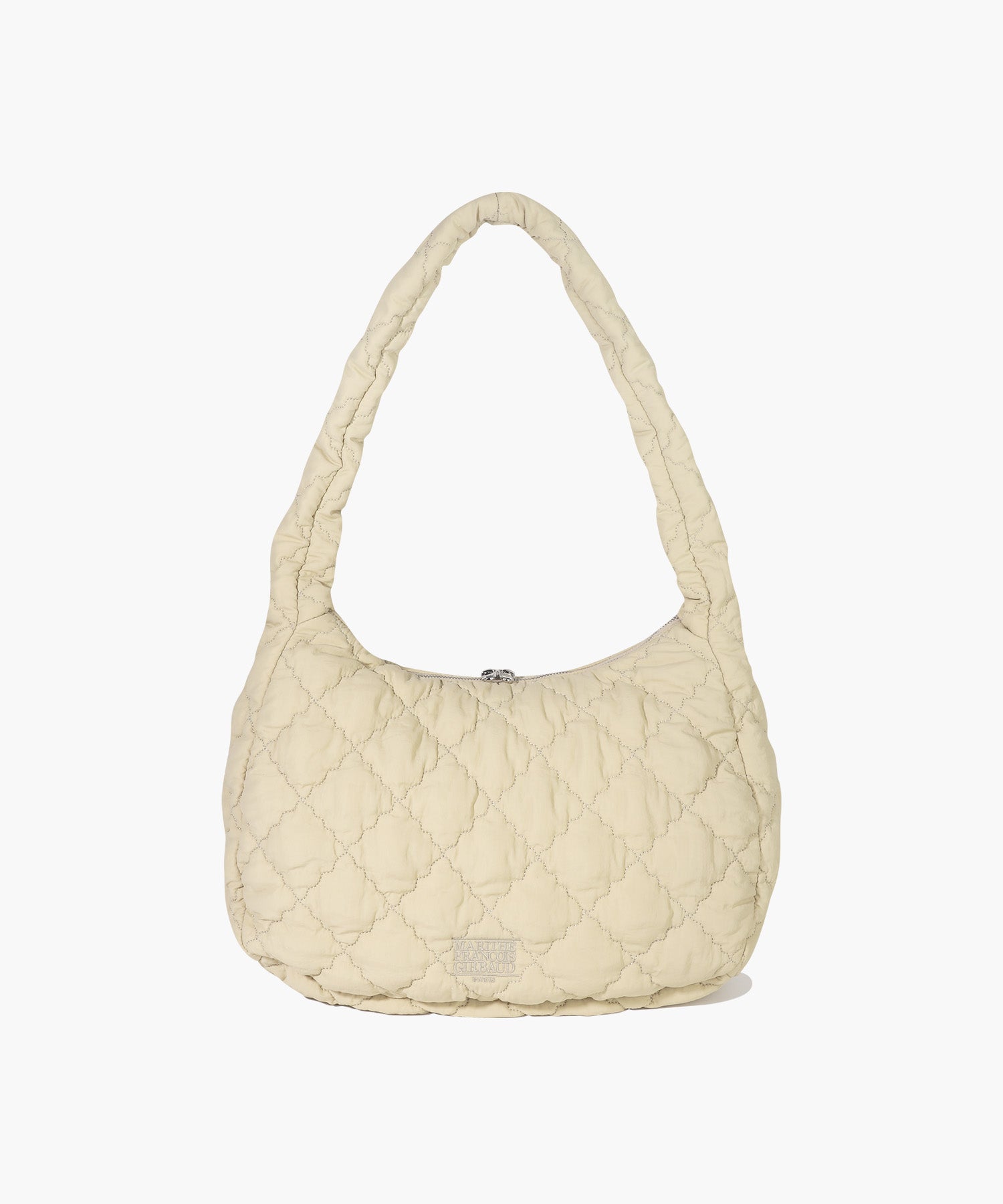 Marithe & Francois Girbaud - Classic Logo Padding Cross Bag (Beige) product image 3 | TRAB K-Fashion Australia
