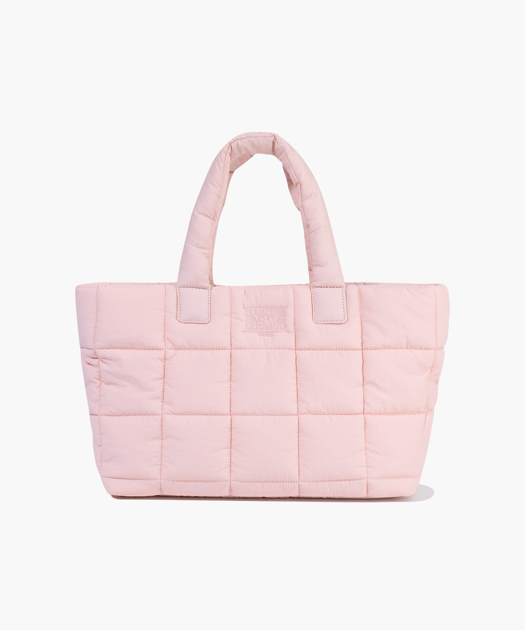 Marithe & Francois Girbaud - Classic Logo Padding Tote Bag (Baby Pink) product image 1 | TRAB K-Fashion Australia