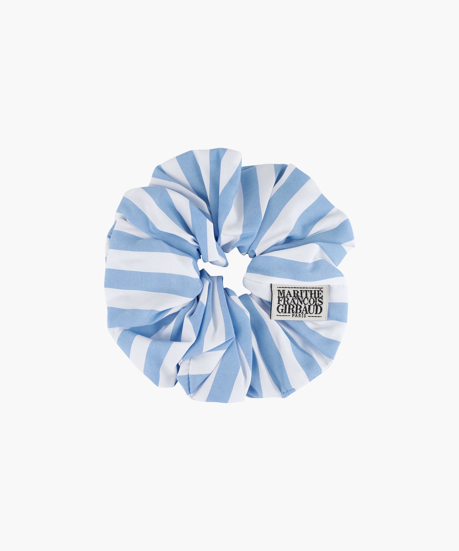 Marithe & Francois Girbaud - Classic Logo Stripe Hair Scrunchie (Blue) product image 1 | TRAB K-Fashion Australia