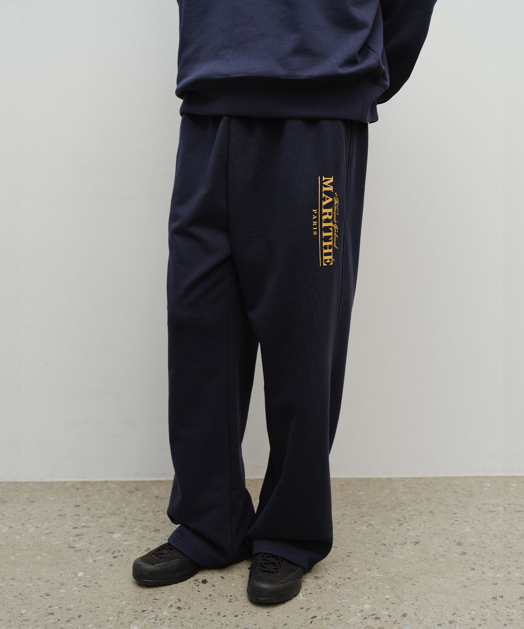 Marithe & Francois Girbaud - Marithe Logo Sweat Pants (Navy) product image 1 | TRAB K-Fashion Australia