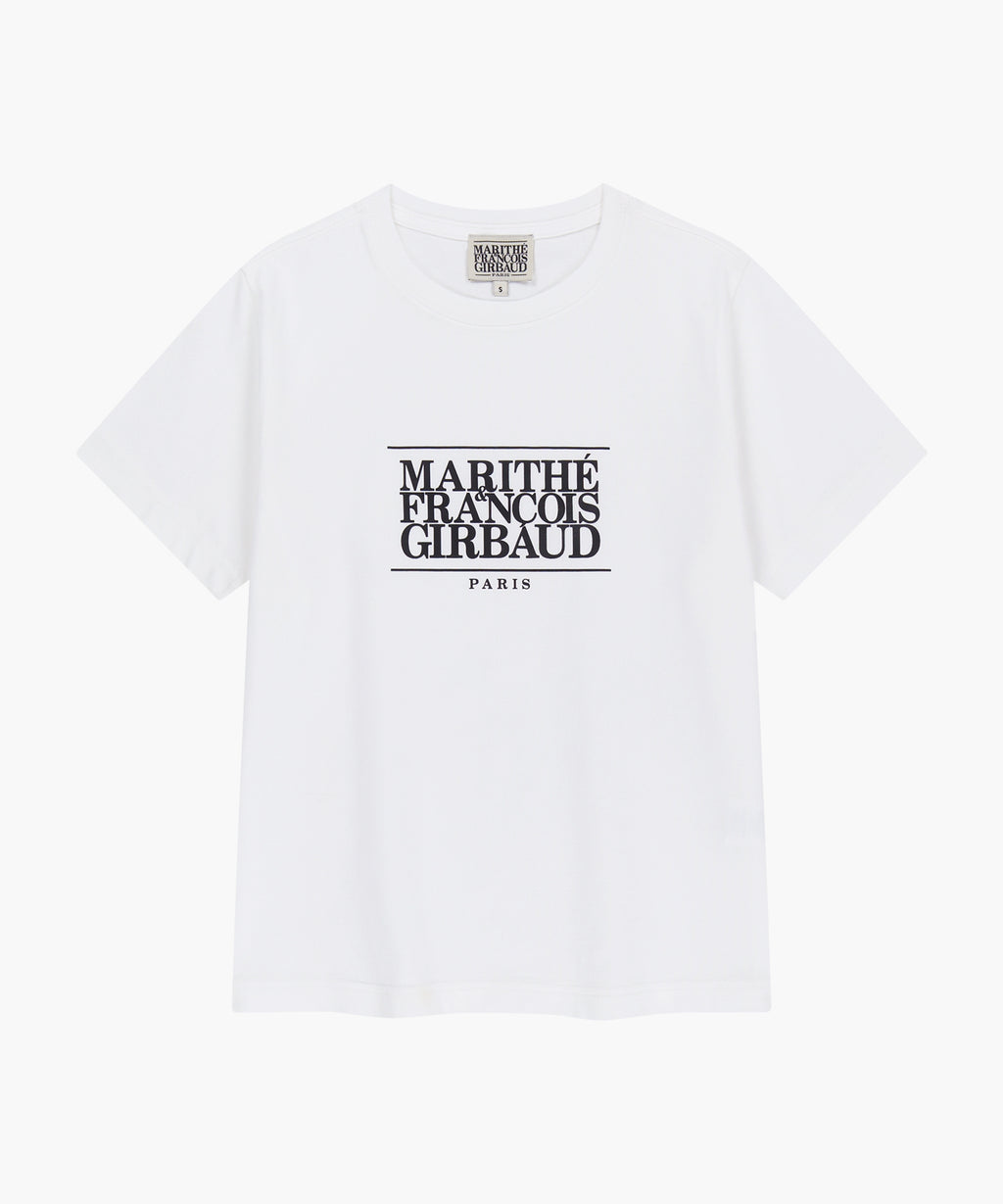 Marithe & Francois Girbaud - Classic Logo Tee (White) product image 1 | TRAB K-Fashion Australia