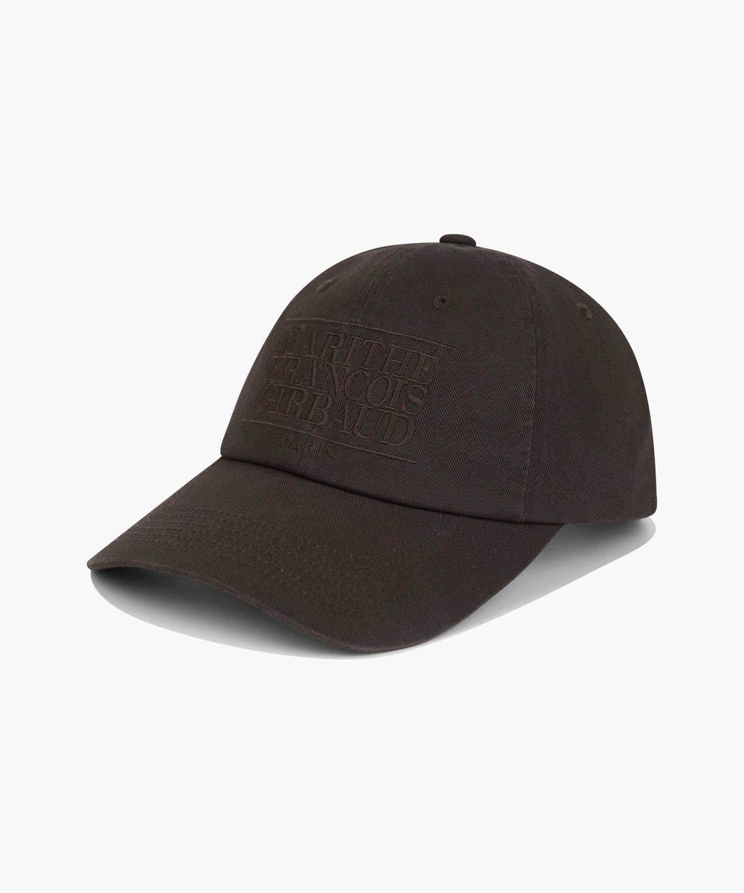 Marithe & Francois Girbaud - Classic Logo Covered Cap (Dark Brown) product image 1 | TRAB K-Fashion Australia