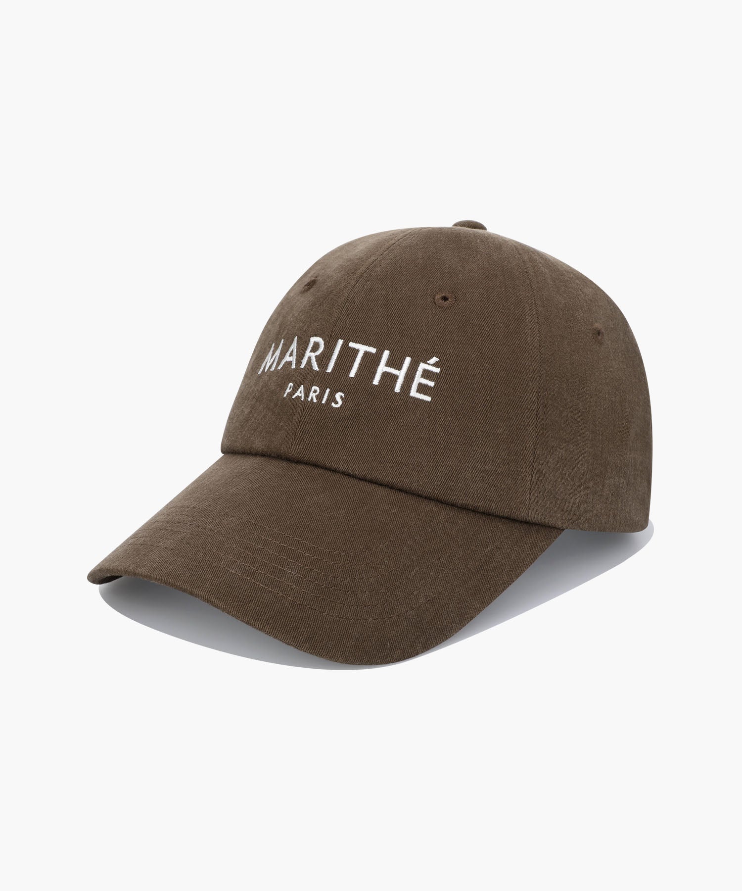 Marithe & Francois Girbaud - Regular Logo Brushed Cotton Covered Cap (Brown) product image 1 | TRAB K-Fashion Australia