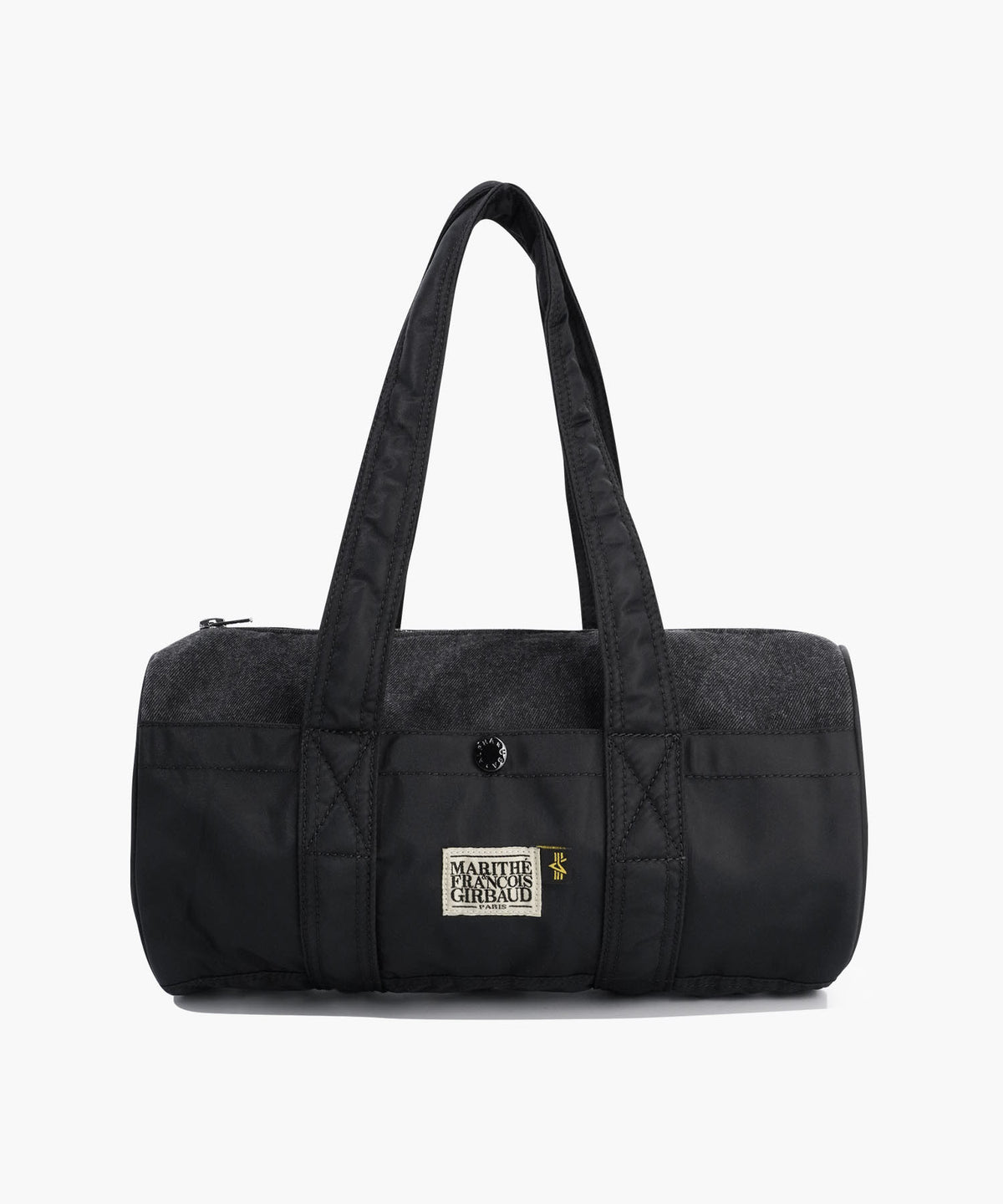 Marithe & Francois Girbaud - Marithe X Alpha Industries Classic Logo Nylon Duffle Bag (Black) product image 1 | TRAB K-Fashion Australia