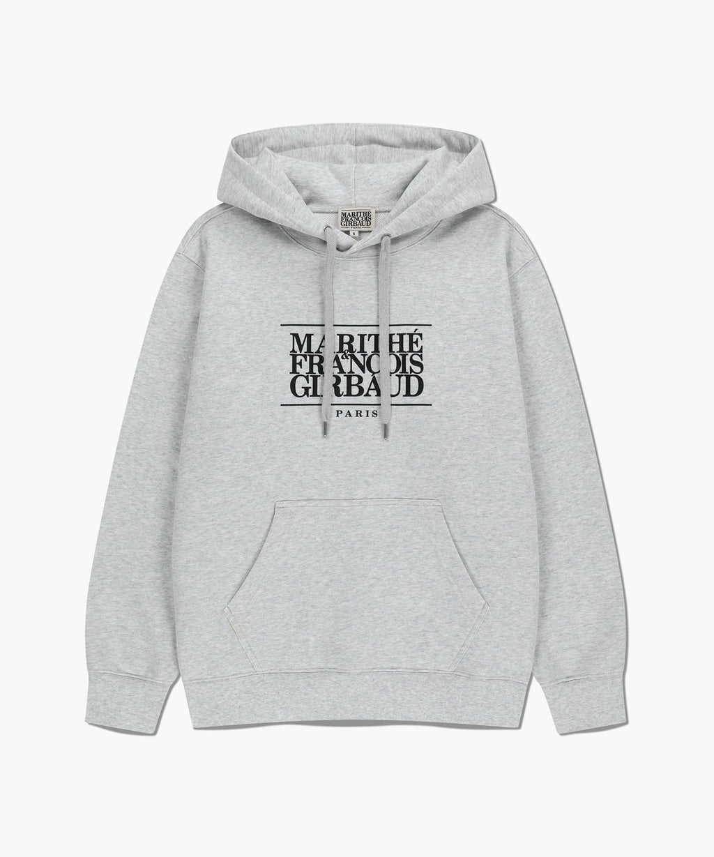 Marithe & Francois Girbaud - Classic Logo Hoodie (Light Heather Gray) product image 1 | TRAB K-Fashion Australia