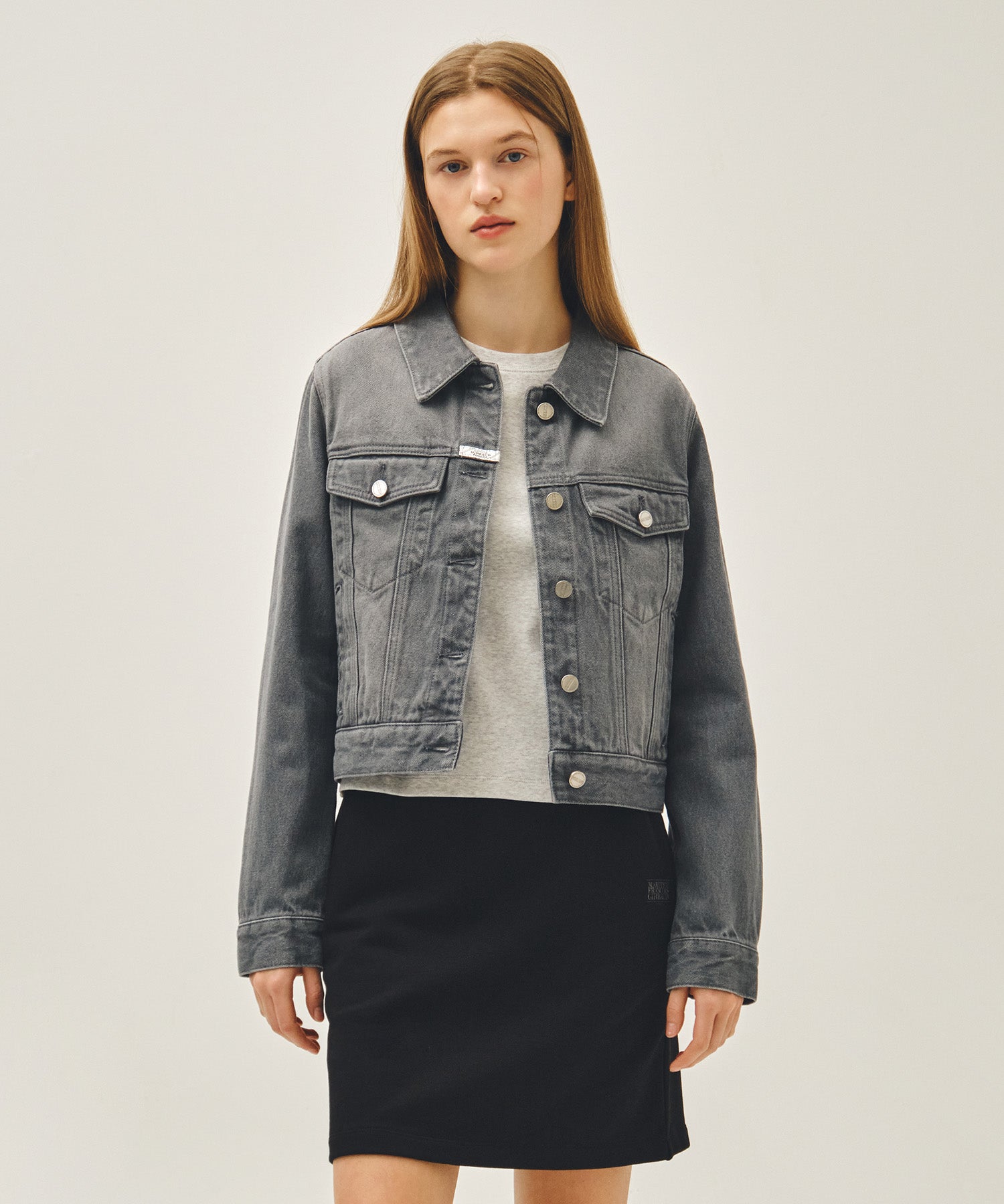 Marithe & Francois Girbaud - Denim Trucker Jacket (Gray) product image 1 | TRAB K-Fashion Australia