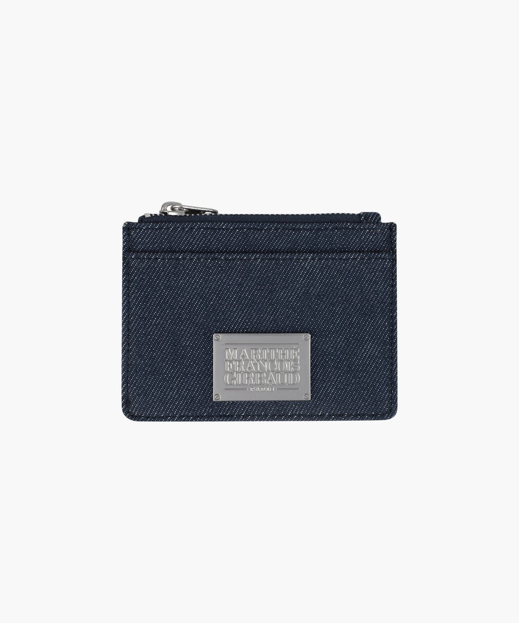 Marithe & Francois Girbaud - Classic Logo Zip Card Wallet (Dark Blue) product image 1 | TRAB K-Fashion Australia