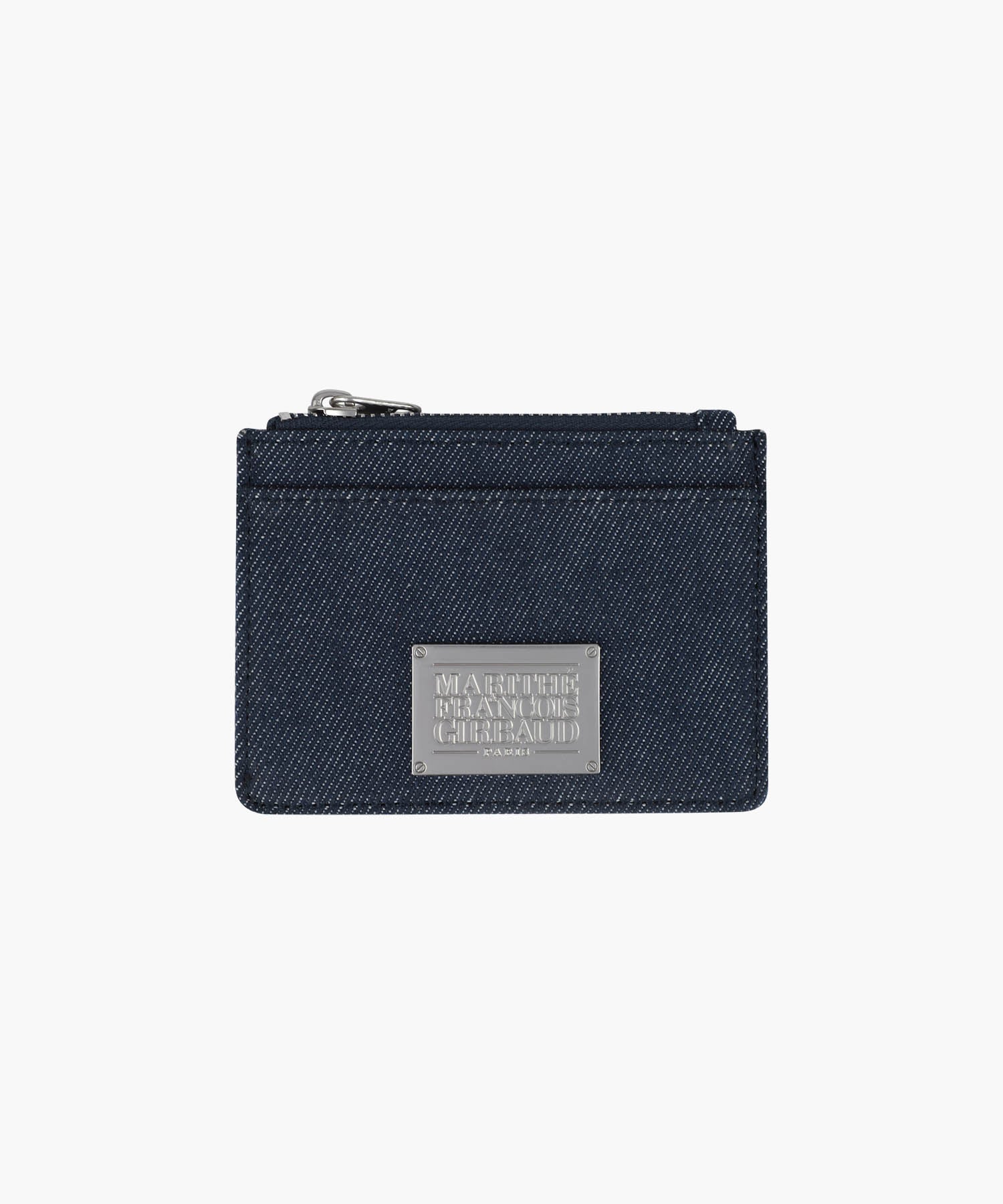 Marithe & Francois Girbaud - Classic Logo Zip Card Wallet (Dark Blue) product image 1 | TRAB K-Fashion Australia