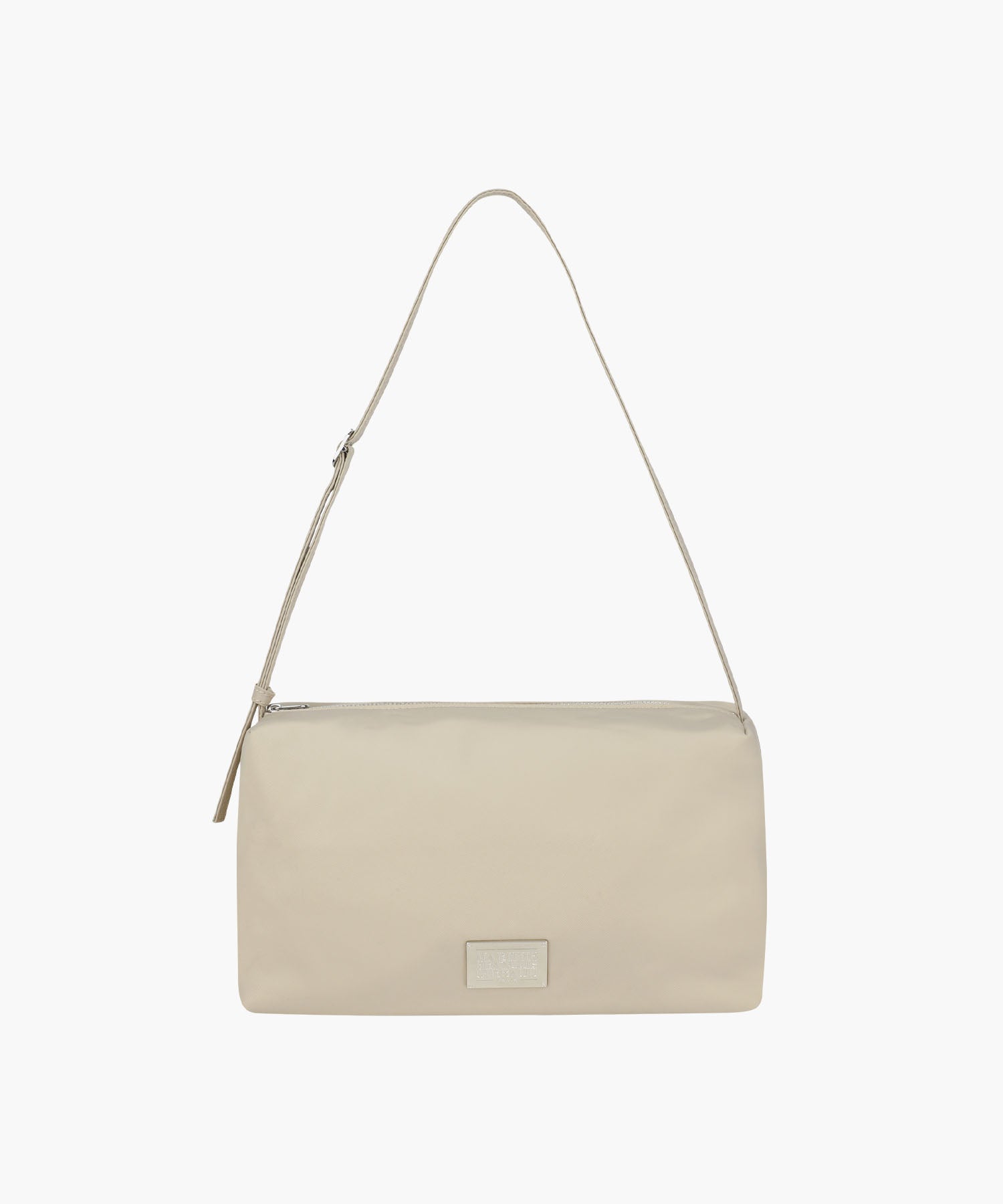 Marithe & Francois Girbaud - Classic Logo Nylon Box Bag (Beige) product image 1 | TRAB K-Fashion Australia