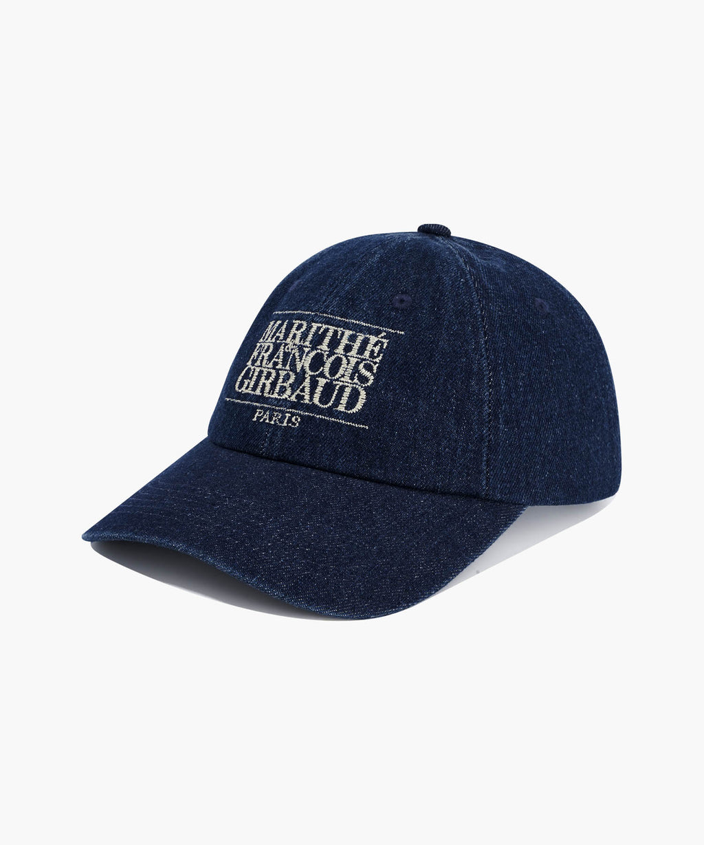Marithe & Francois Girbaud - Small Classic Logo Washing Cap (Indigo) product image 1 | TRAB K-Fashion Australia