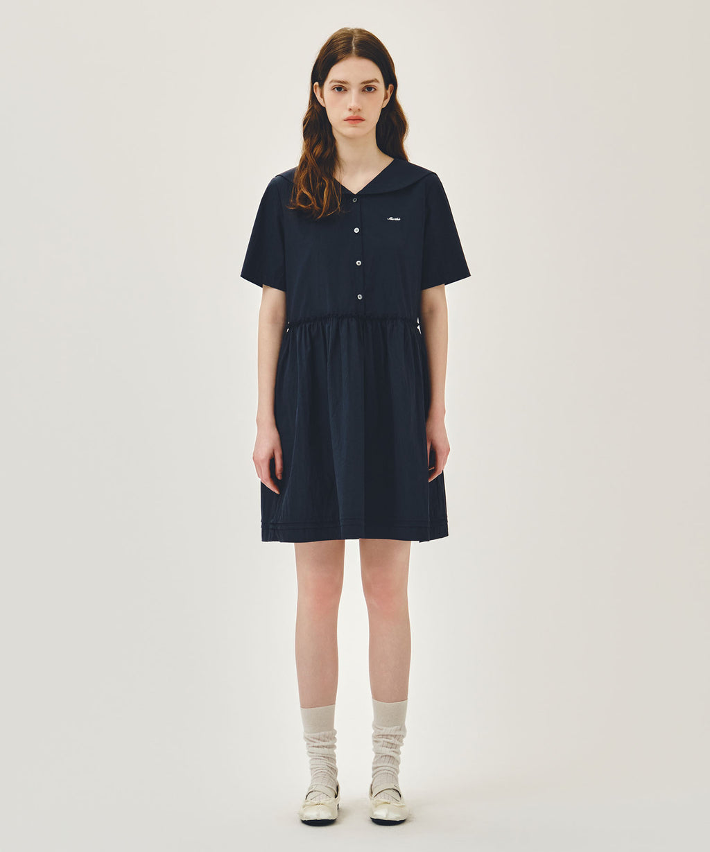 Marithe & Francois Girbaud - Marine Half Sleeve Onepiece (Navy) product image 1 | TRAB K-Fashion Australia