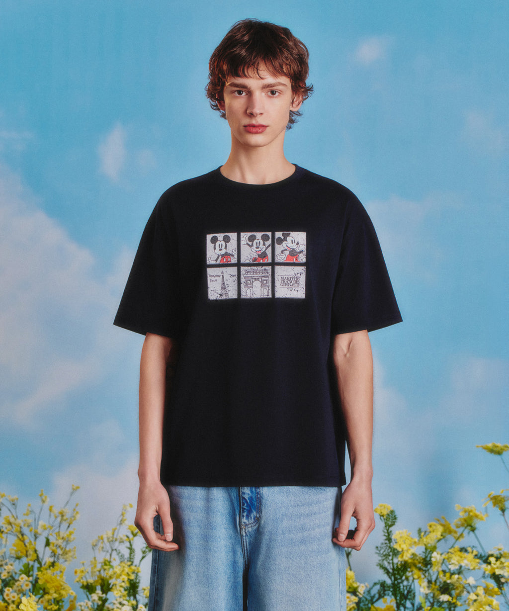 Marithe & Francois Girbaud - Mickey_filmstrip Tee (Navy) product image 1 | TRAB K-Fashion Australia