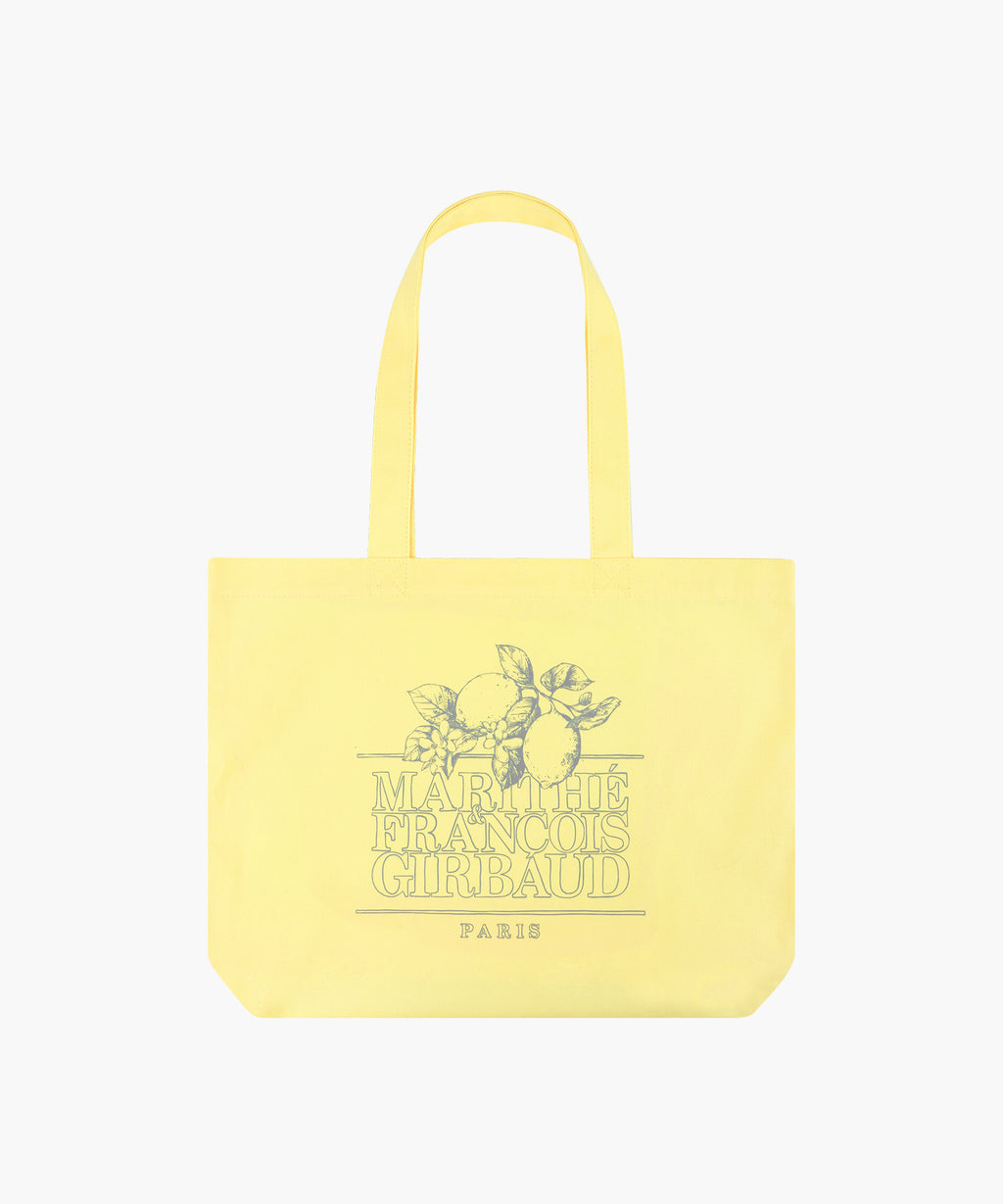 Marithe & Francois Girbaud - Lemon Classic Logo Eco Bag (Light Yellow) product image 1 | TRAB K-Fashion Australia
