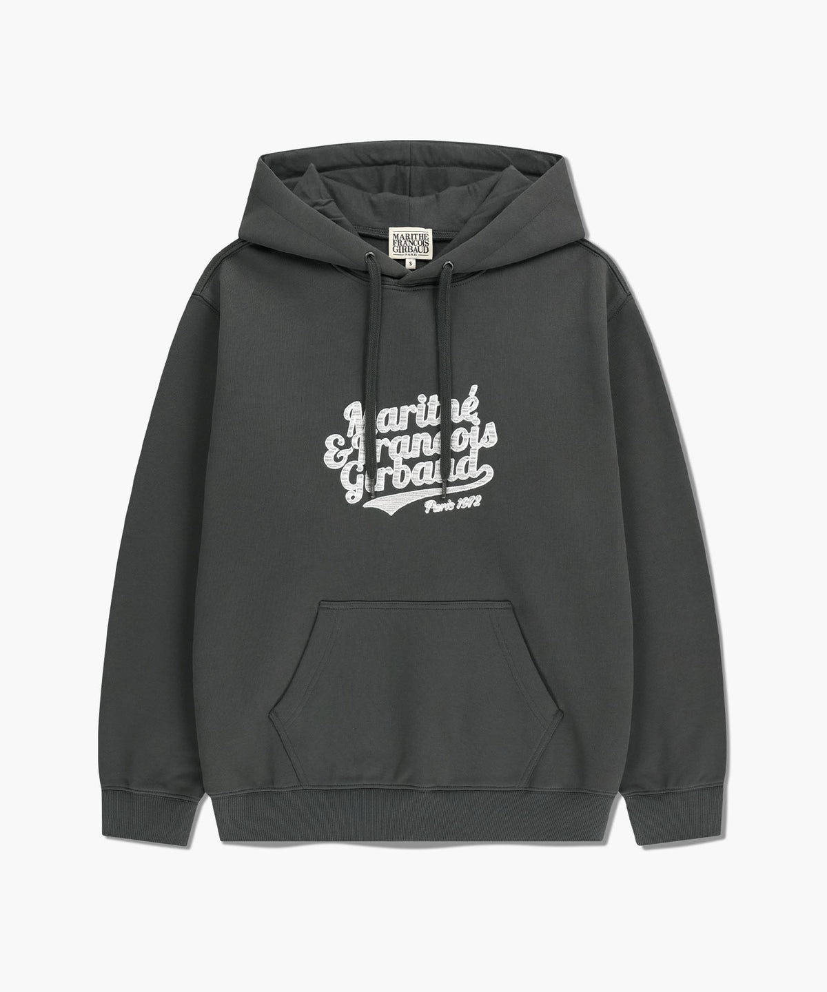 Marithe & Francois Girbaud - Vintage Logo Hoodie (brushed) (Charcoal) product image 1 | TRAB K-Fashion Australia