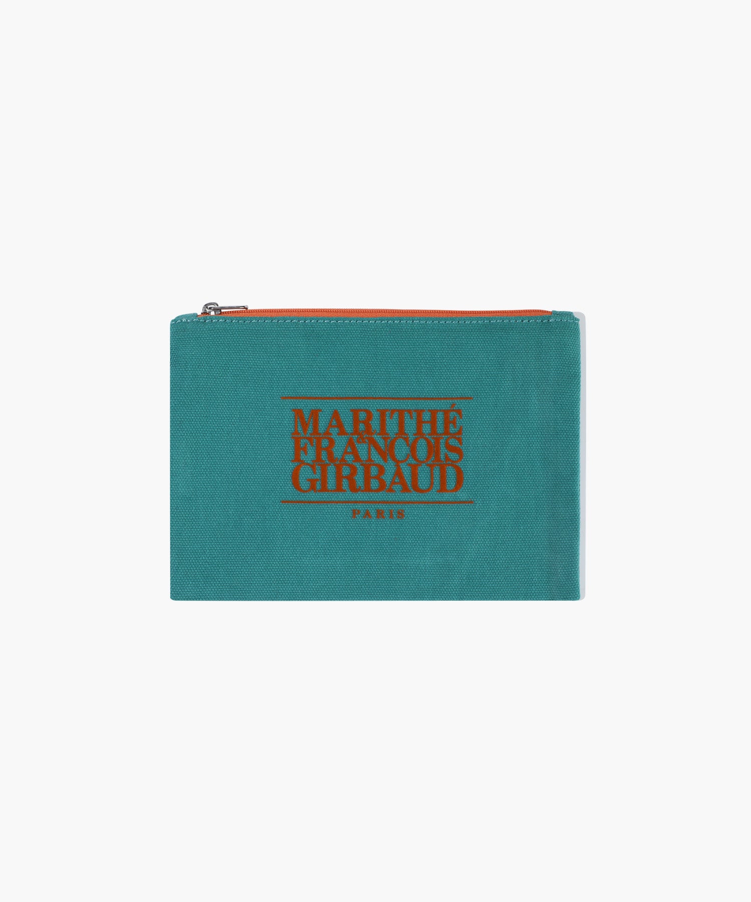Marithe & Francois Girbaud - Classic Logo Color Cotton Pouch (Teal) product image 1 | TRAB K-Fashion Australia