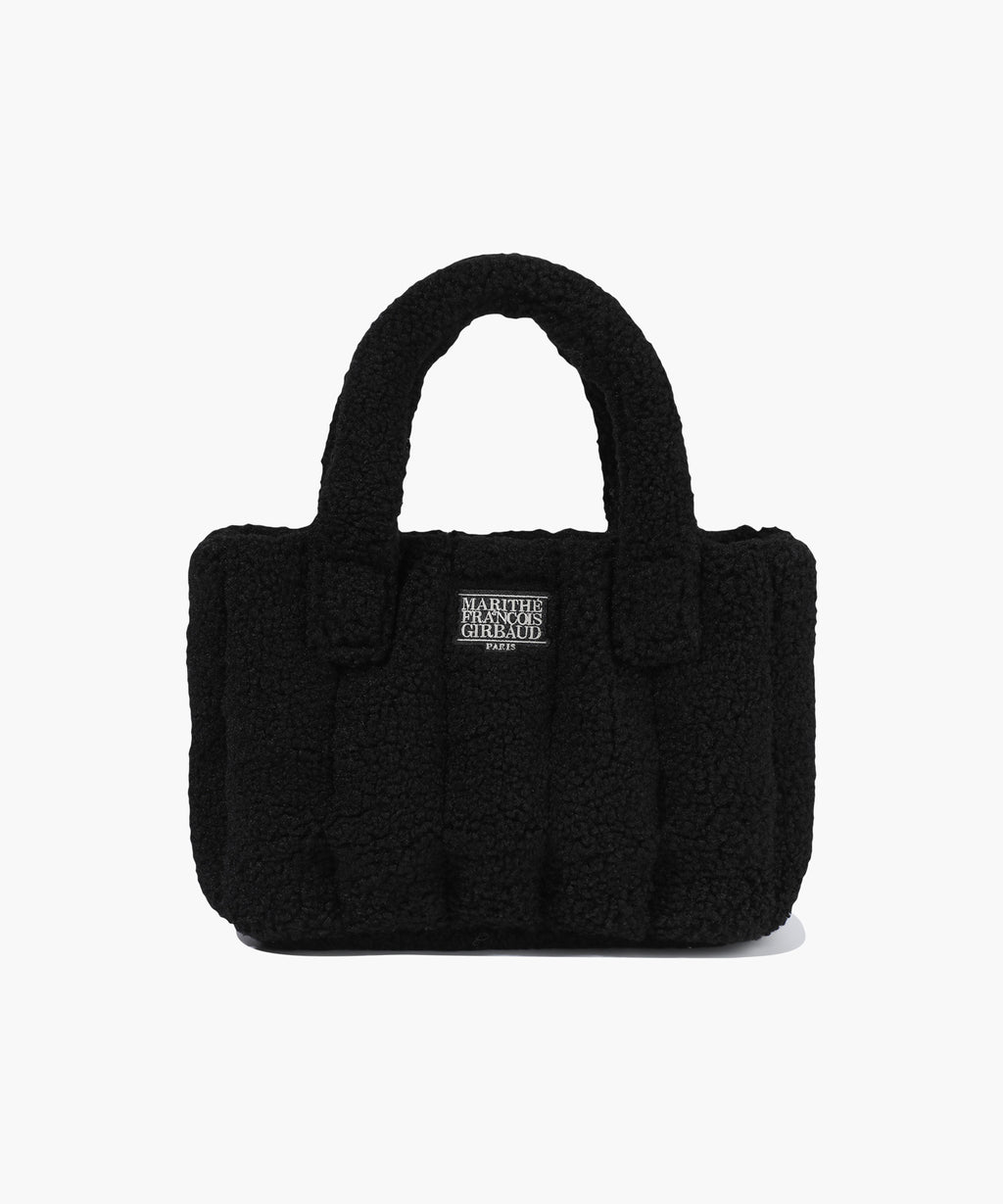 Marithe & Francois Girbaud - Classic Logo Boucle Padding Bag (Black) product image 1 | TRAB K-Fashion Australia
