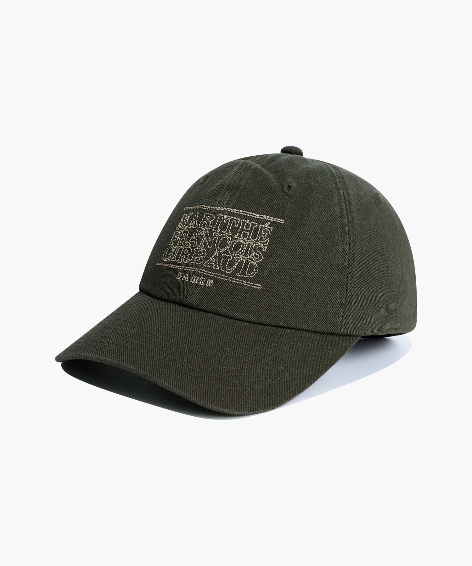 Marithe & Francois Girbaud - Doodle Classic Logo Covered Cap (Dark Khaki) product image 1 | TRAB K-Fashion Australia