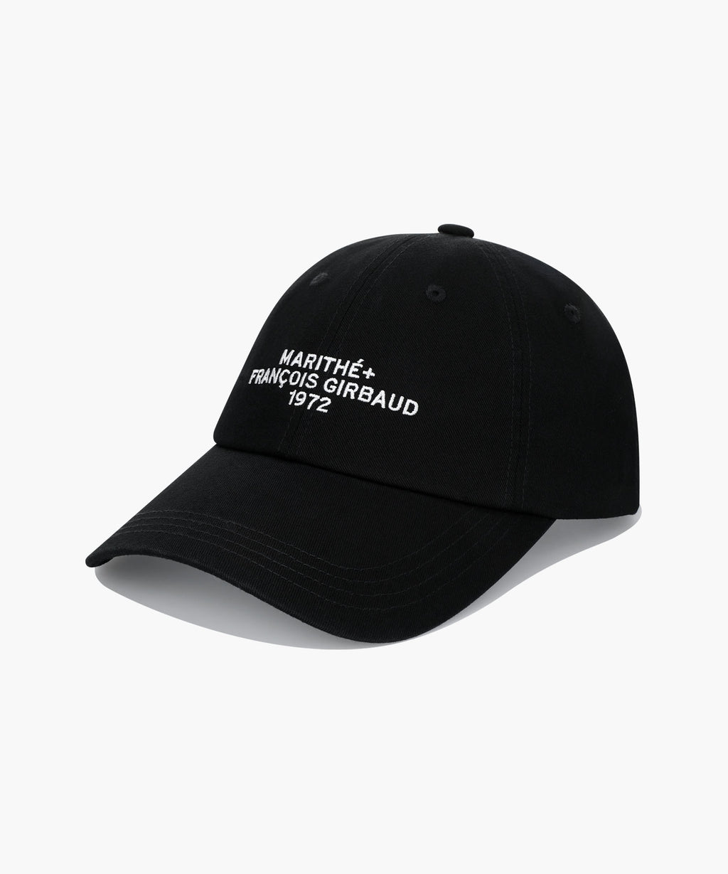 Marithe & Francois Girbaud - Lettering Logo Ball Cap (Black) product image 1 | TRAB K-Fashion Australia