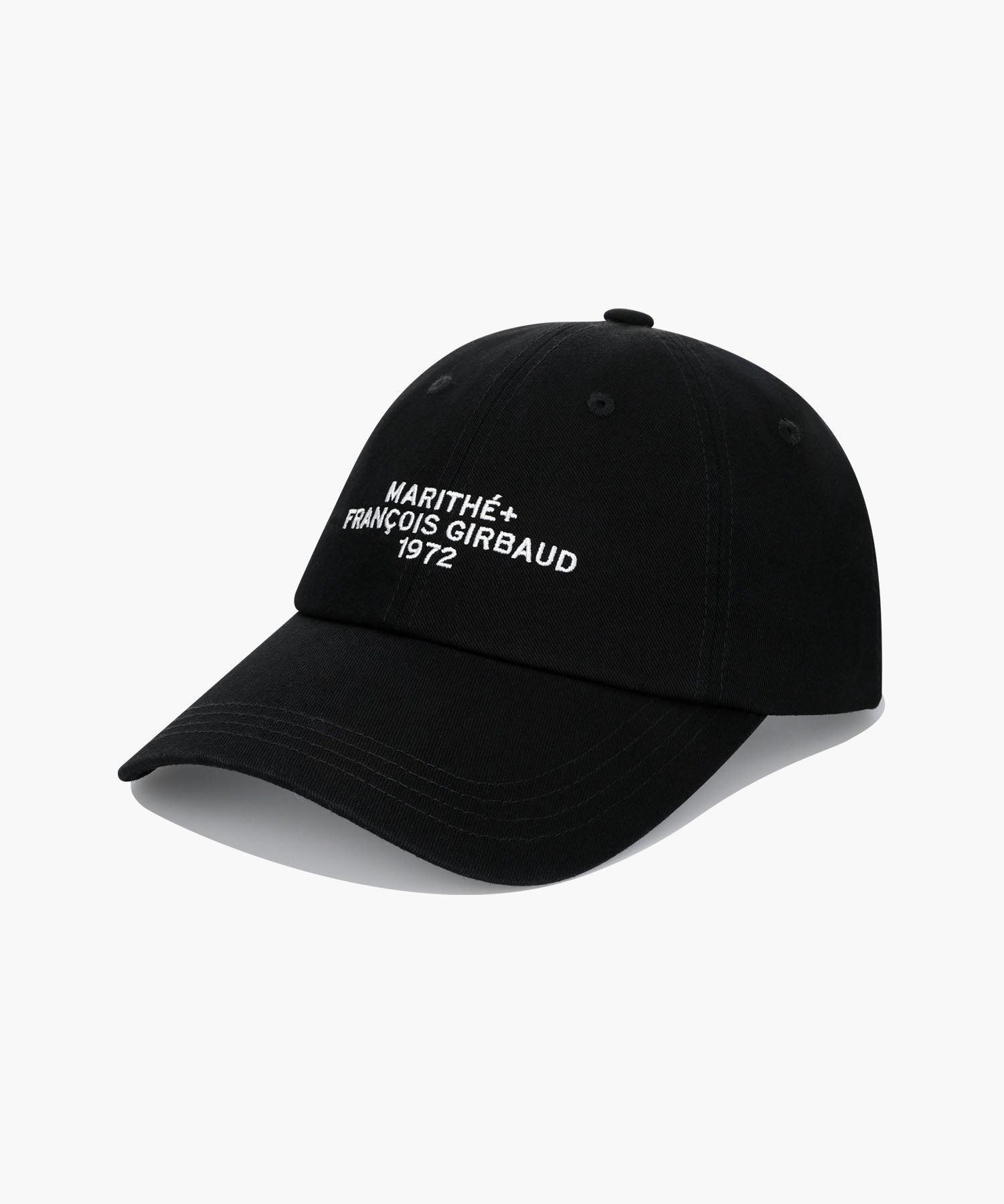 Marithe & Francois Girbaud - Lettering Logo Ball Cap (Black) product image 1 | TRAB K-Fashion Australia