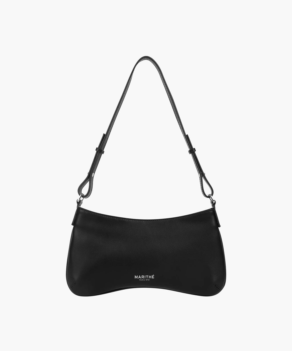 Marithe & Francois Girbaud - Regular Logo Mini Peanut Bag (Black) product image 1 | TRAB K-Fashion Australia
