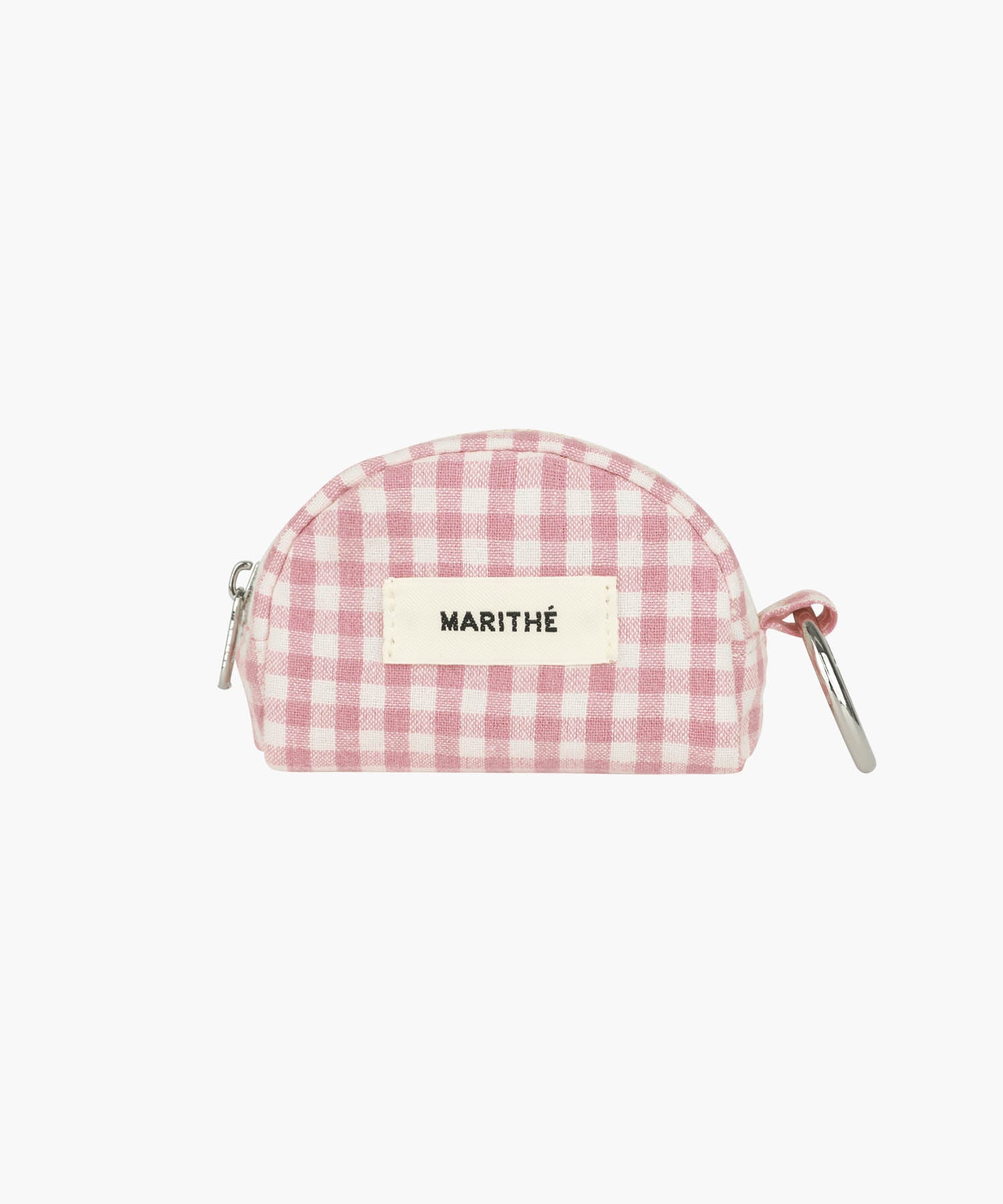Marithe & Francois Girbaud - Regular Logo Mini Keyring Pouch (Pink) product image 1 | TRAB K-Fashion Australia