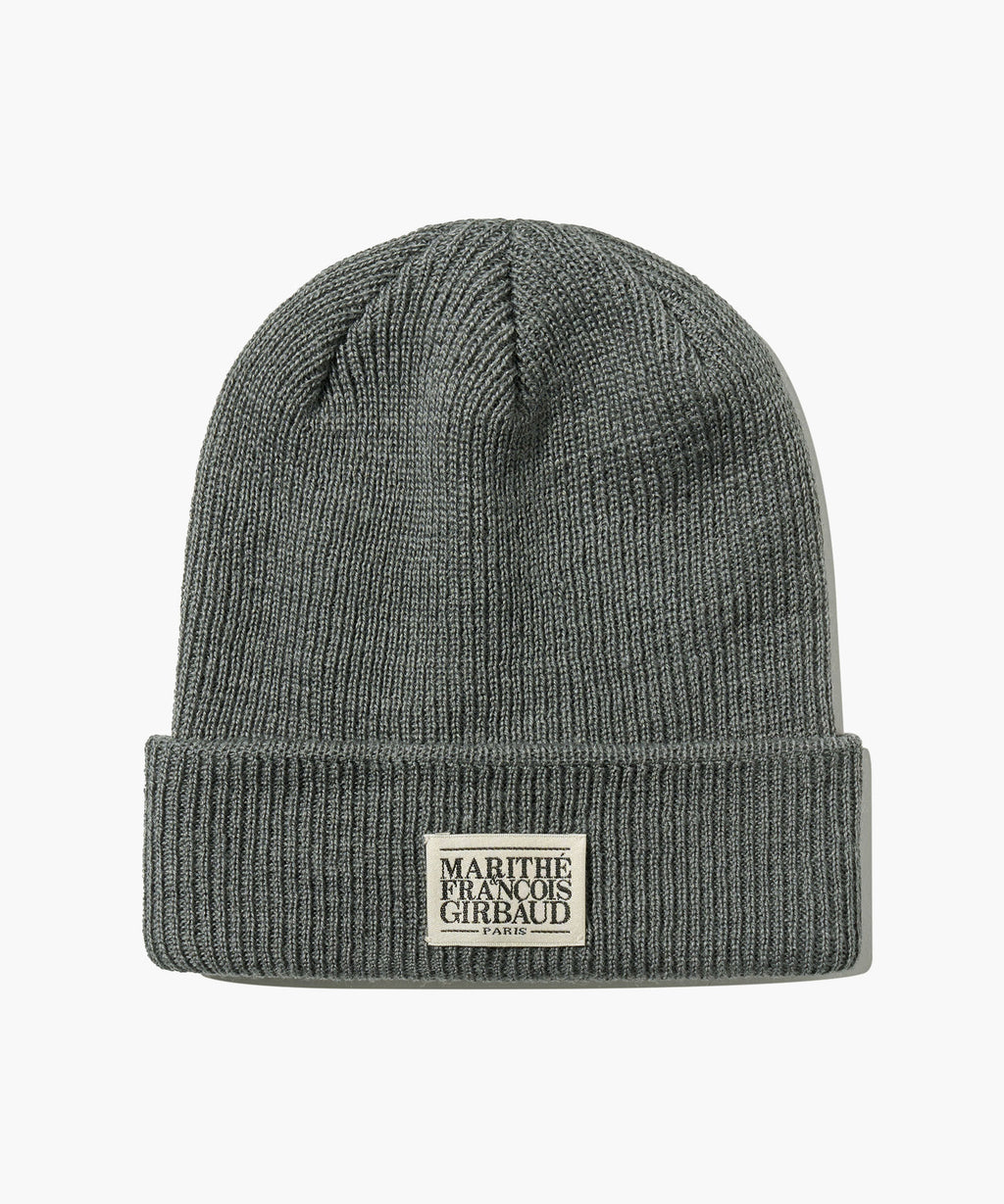 Marithe & Francois Girbaud - Classic Logo Beanie (Gray) product image 1 | TRAB K-Fashion Australia