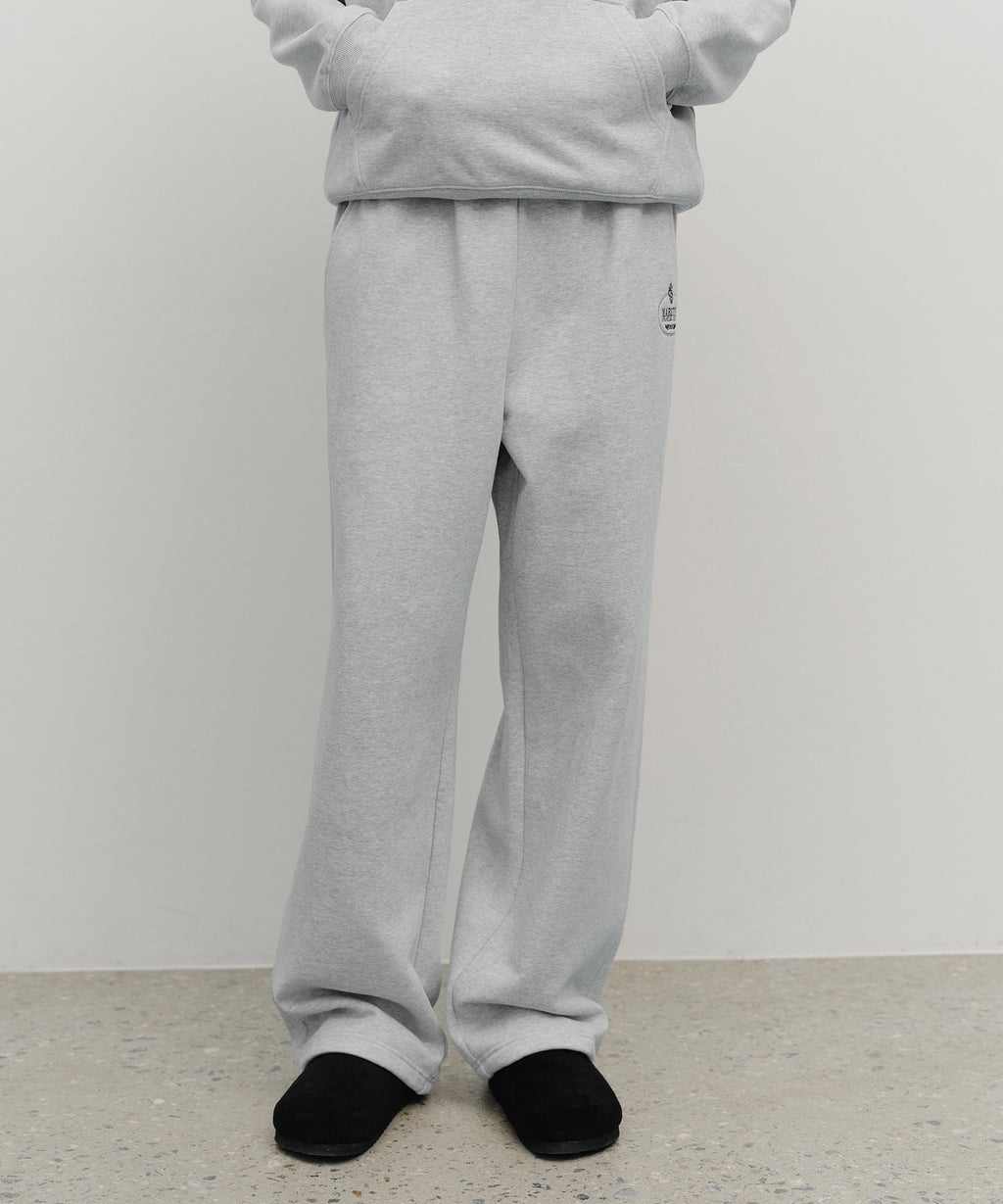 Marithe & Francois Girbaud - Crown Crest Symbol Sweat Pants (brushed) (Heather Gray) product image 1 | TRAB K-Fashion Australia