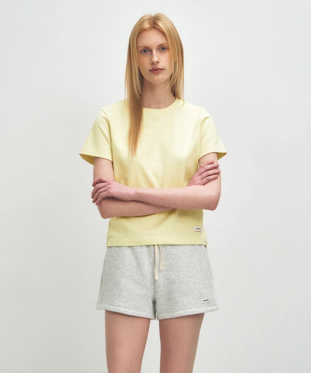 Marithe & Francois Girbaud - Basic Tee (Light Yellow) product image 1 | TRAB K-Fashion Australia